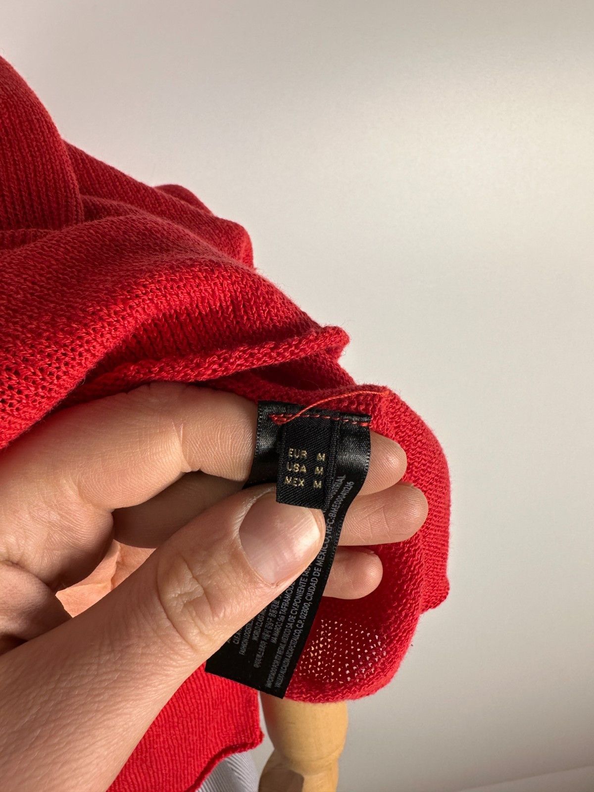 Massimo Dutti Massimo Dutti Linen Knited Long Sleeve Womens Red Size M Size M / US 6-8 / IT 42-44 - 8 Thumbnail