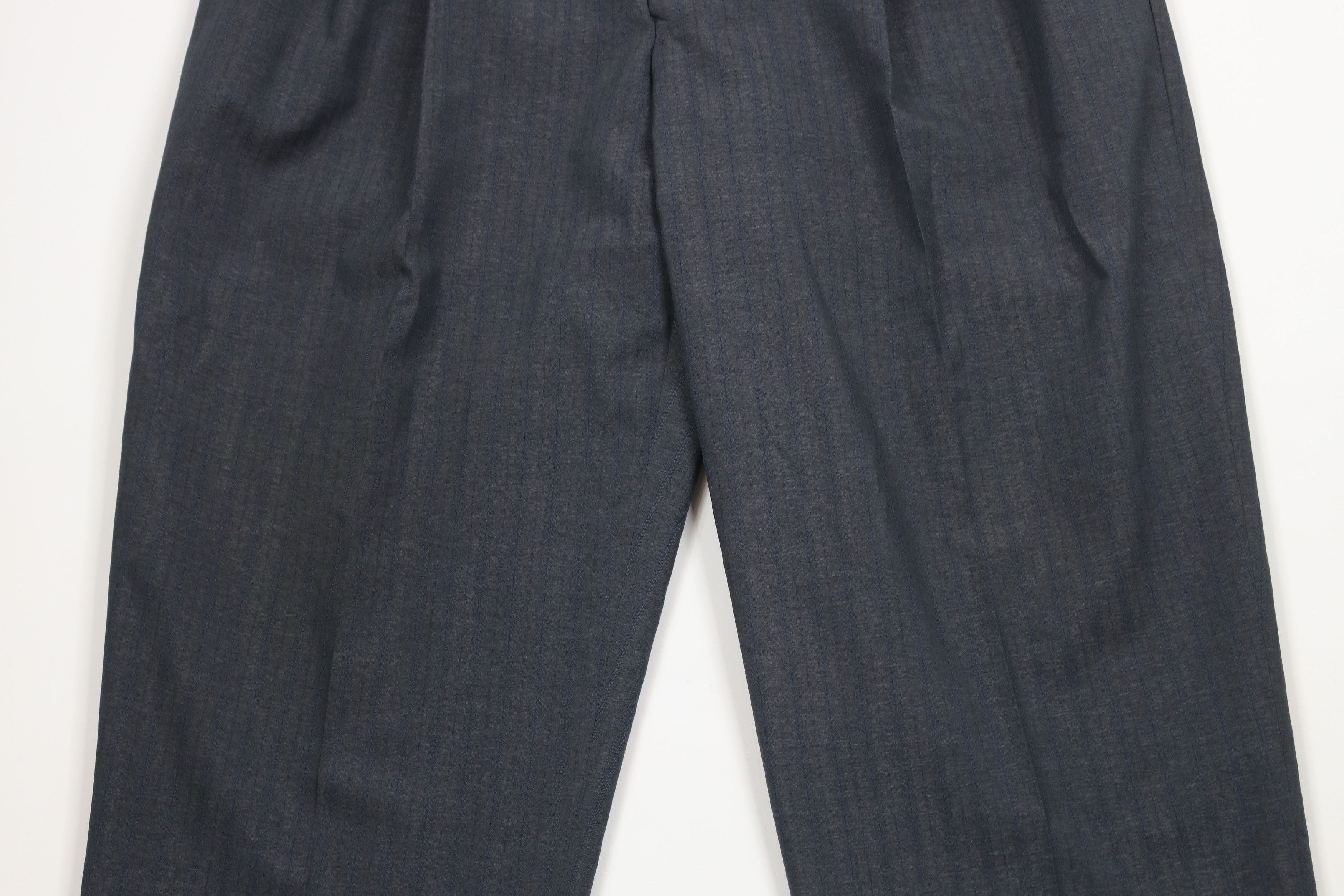 Vintage Vintage 90s Streetwear Striped Wide Leg Chino Pants Trousers Size 38 - 3 Thumbnail