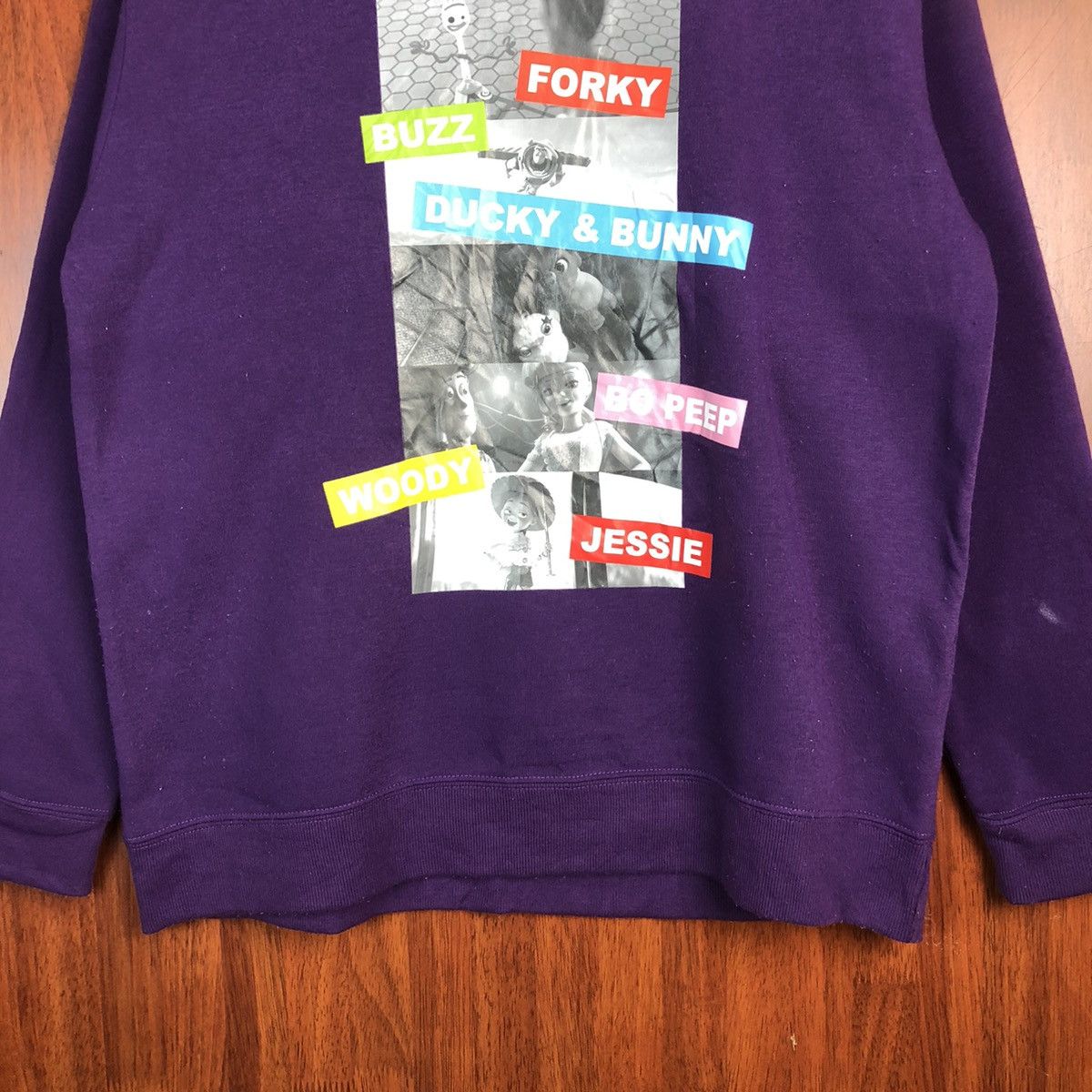 Disney Toy Story 4 Purple movie Sweatshirt #7526 Size US M / EU 48-50 / 2 - 3 Thumbnail