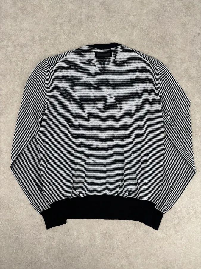 Prada SS2012 Prada Black Stipes Sweater Size US S / EU 44-46 / 1 - 5 Thumbnail