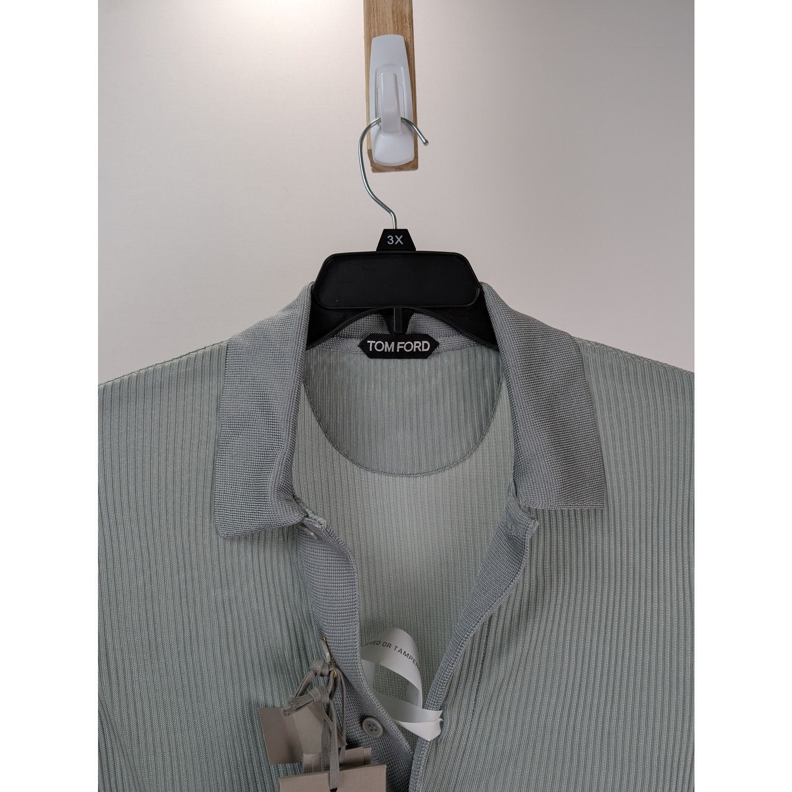 Tom Ford o1rshd1 CC20 Polo Shirt in Light Blue Size US M / EU 48-50 / 2 - 6 Thumbnail