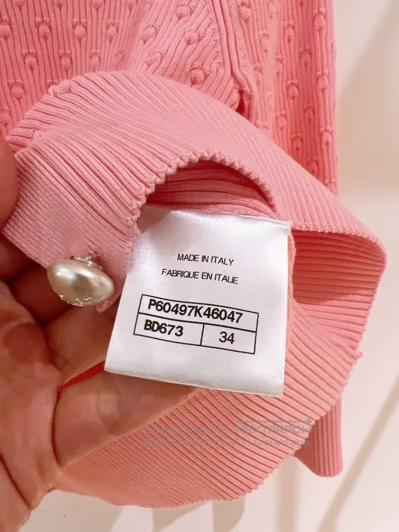 Chanel Chanel Cruise ship series pink knitted cardigan coat Size XXS / US 00 / IT 34 - 9 Thumbnail