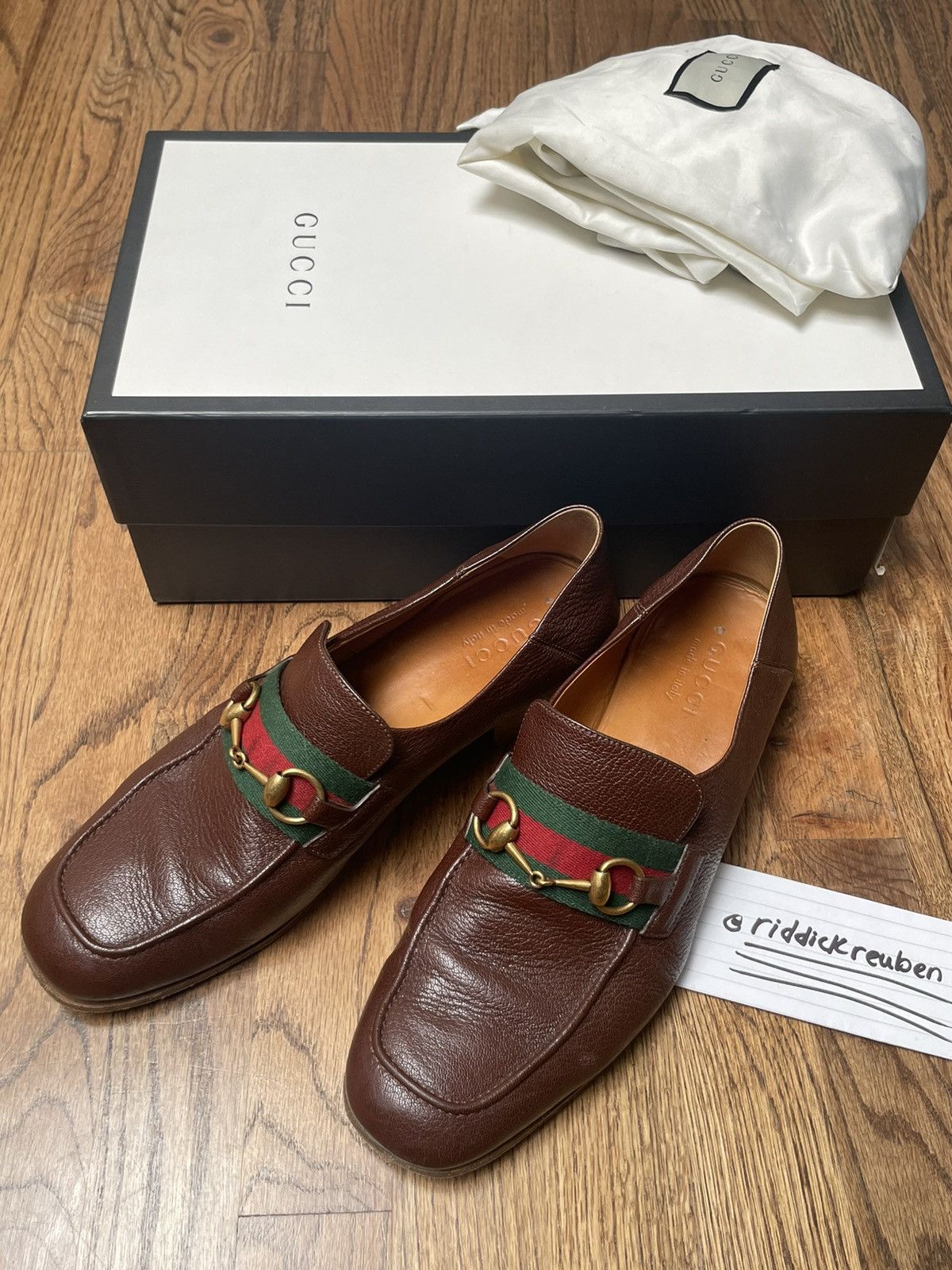 Gucci Gucci Loafer Brown Leather Horsebit 11/44 | Grailed display picture 1