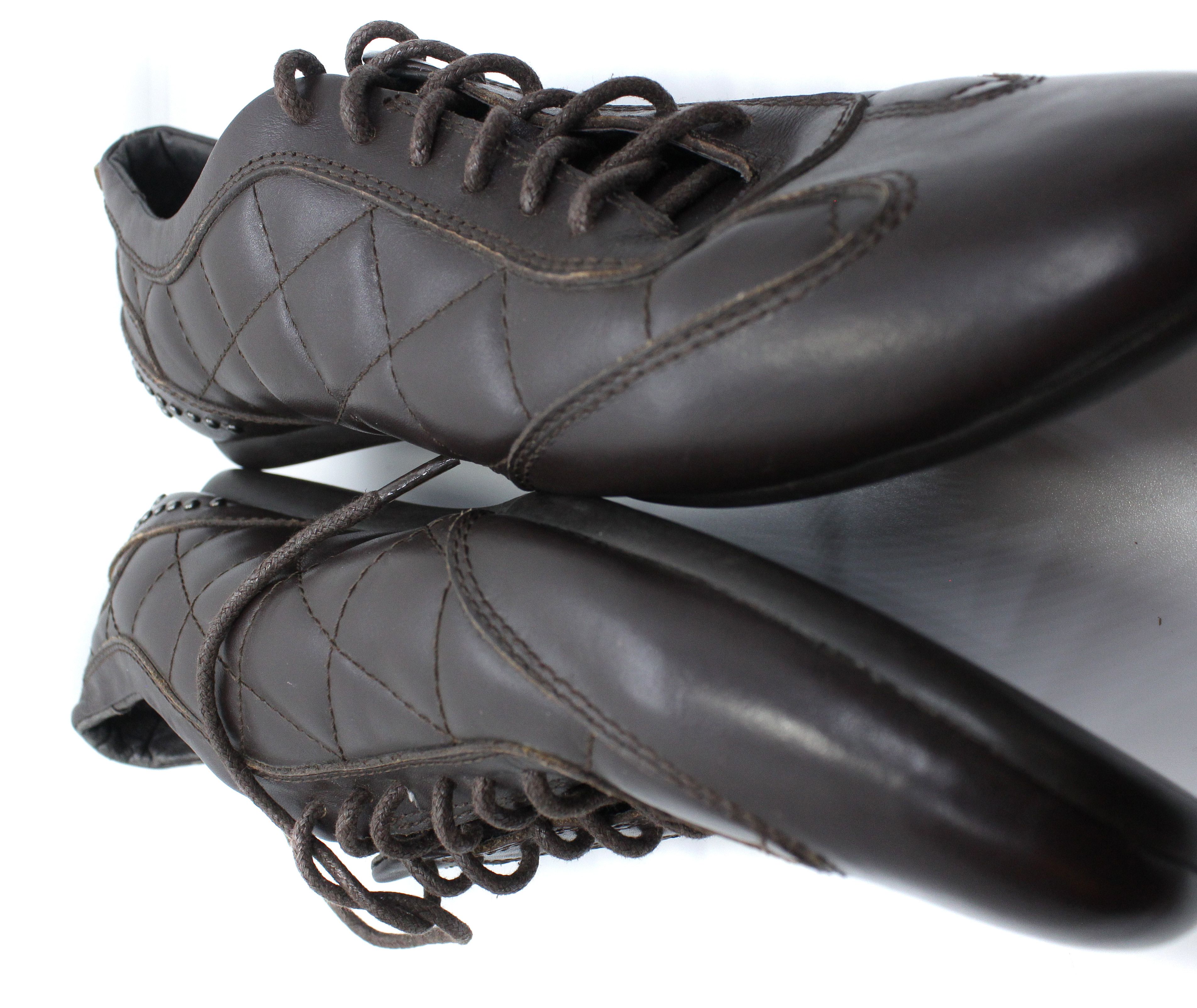 Burberry Leather Low Sneakers Size US 8 / EU 41 - 6 Thumbnail
