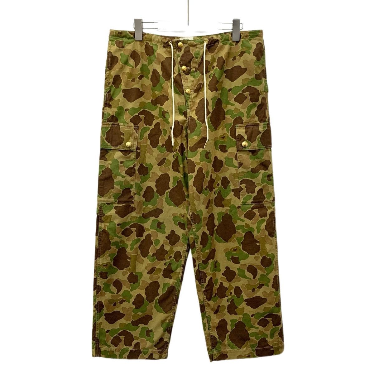 Celine Celine Color-block Camouflage Cotton Cargo Pants K26WX Size 27" / US 4 / IT 40 - 1 Thumbnail