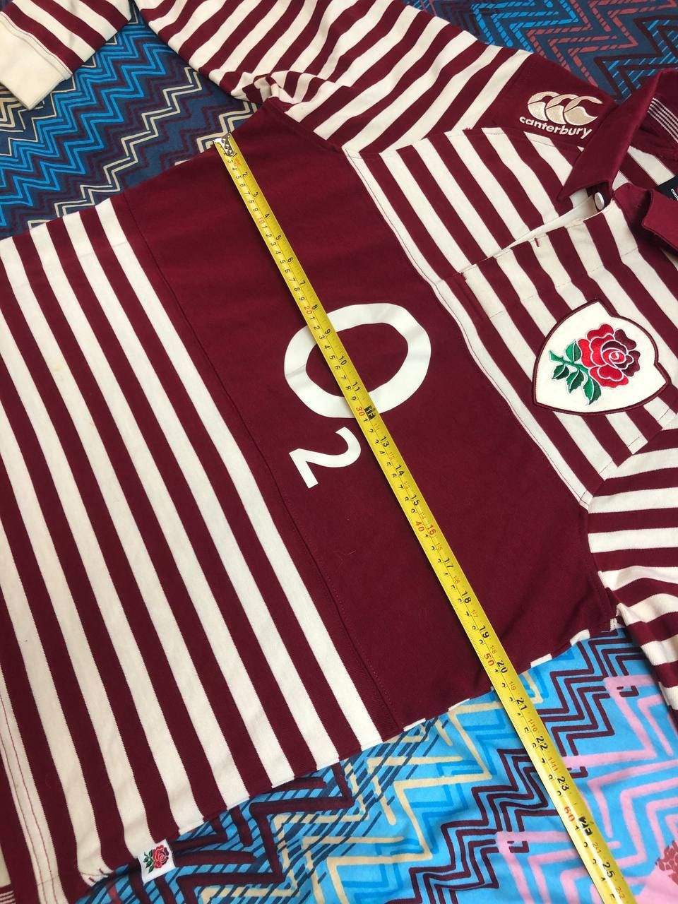 Canterbury of New Zealand Vintage Canterbury Rugby England Jersey Long Sleeve Size US S / EU 44-46 / 1 - 5 Thumbnail