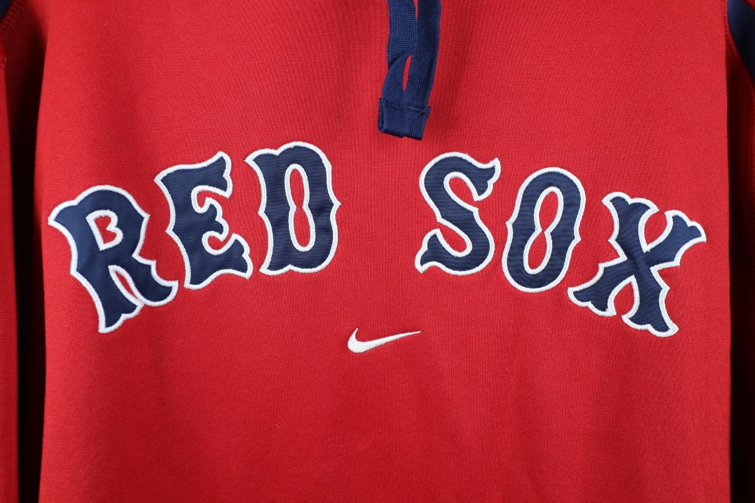 Nike Nike Scott Center Swoosh Boston Red Sox Baseball Hoodie Size US XL / EU 56 / 4 - 5 Thumbnail