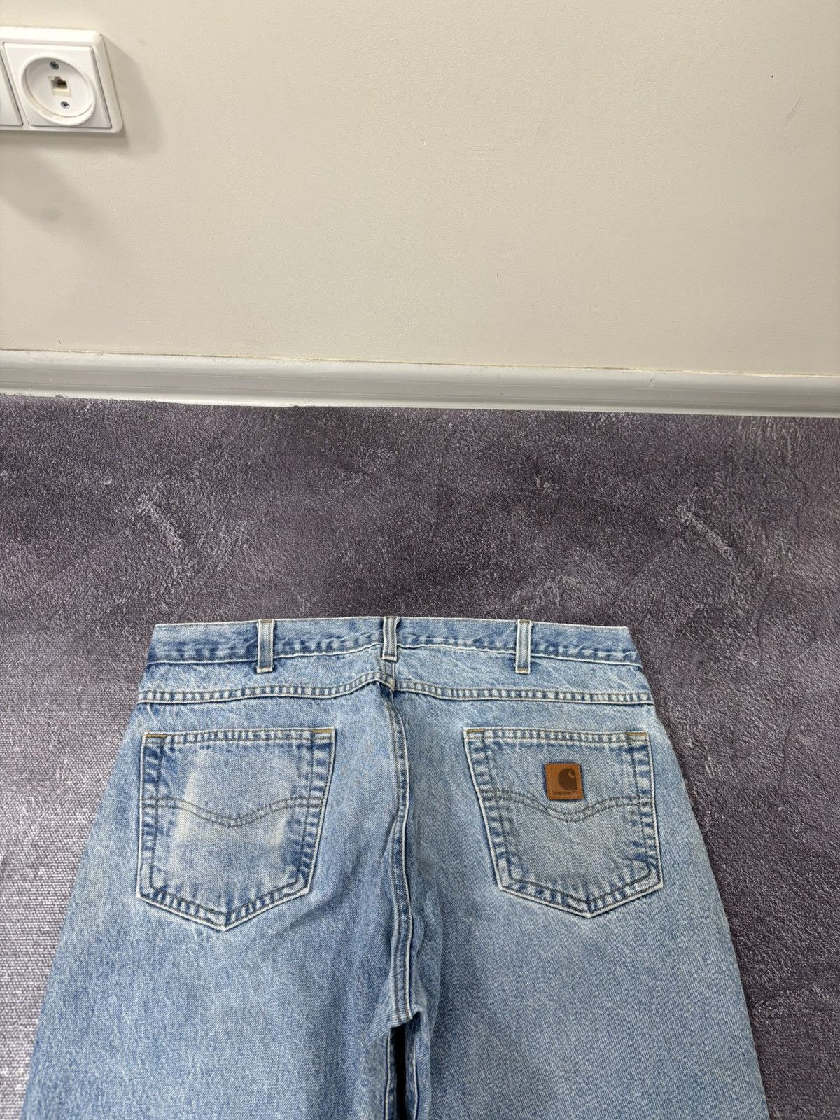 Carhartt Vintage Carhartt Relaxed Fit Blue Work Denim Hype Jeans Size US 38 / EU 54 - 6 Thumbnail