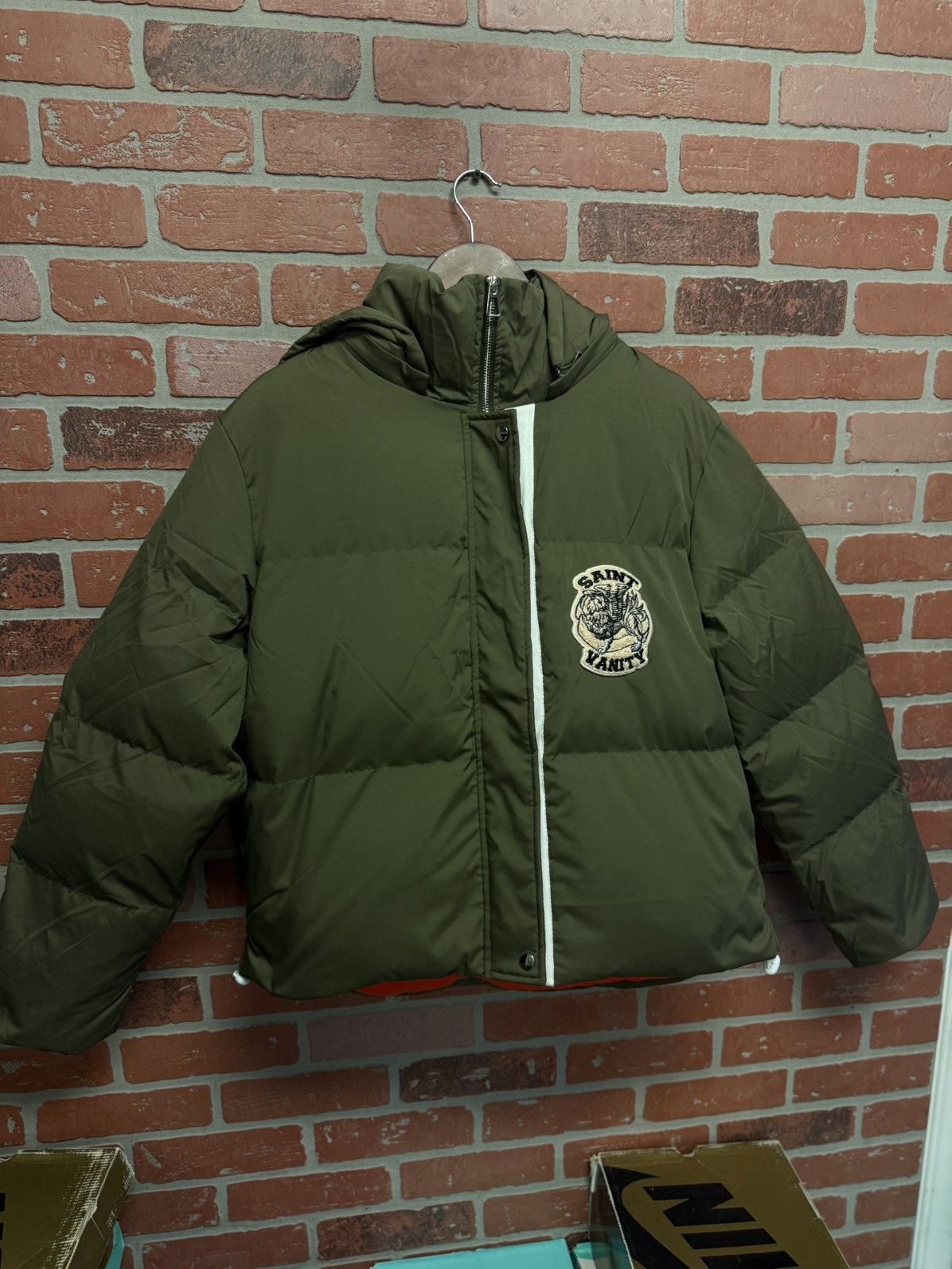 Saint Vanity Saint Vanity Green Puffer Jacket (Exlusive) Size M Size US M / EU 48-50 / 2 - 3 Thumbnail