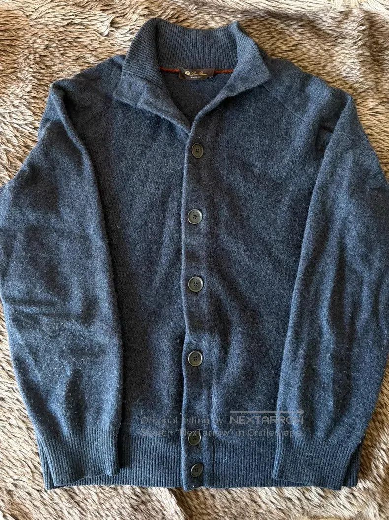 Loro Piana Loro Piana Pure Cashmere Sweater Cardigan Size US L / EU 52-54 / 3 - 1 Thumbnail