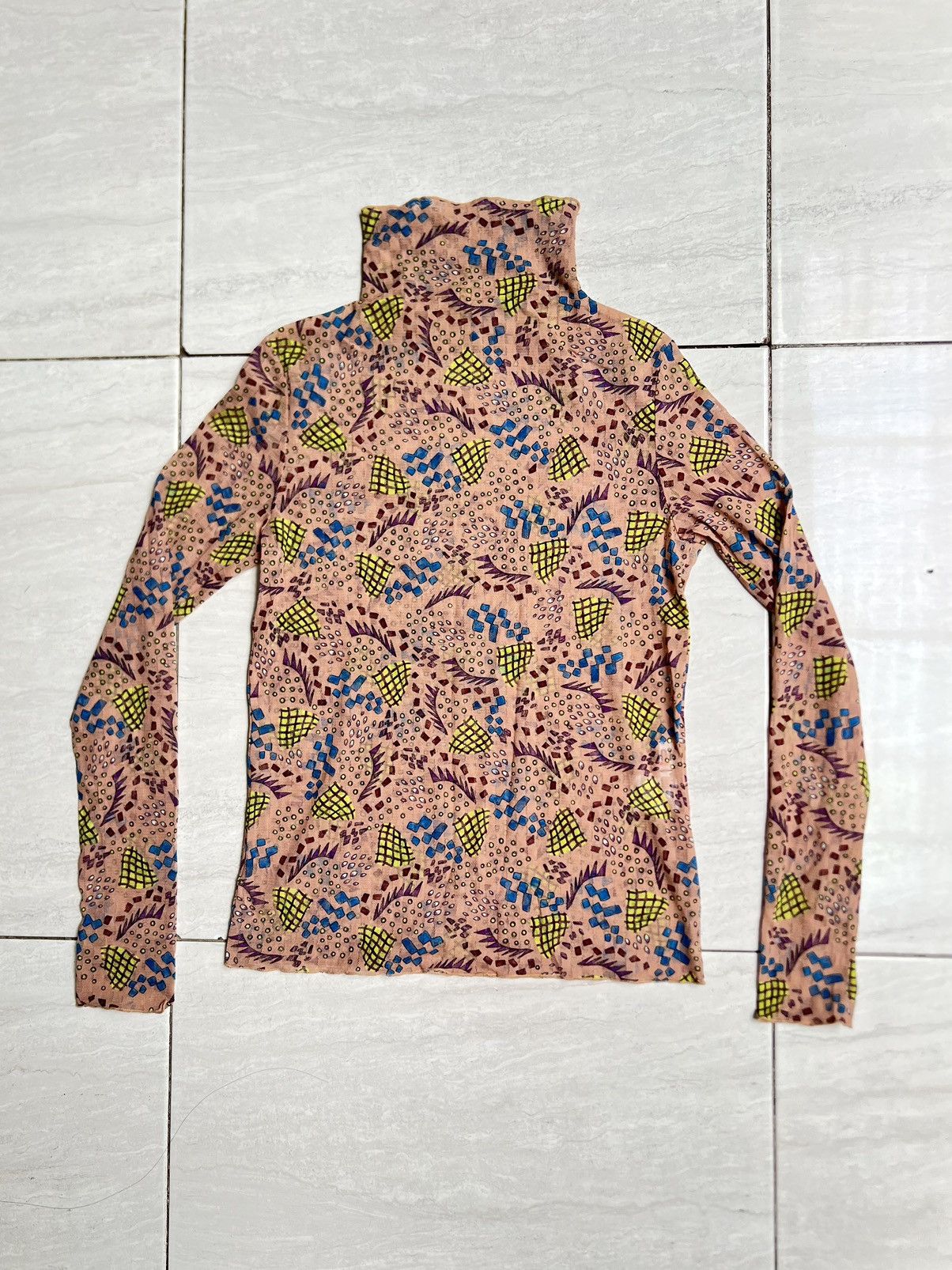 Hiroko Koshino Homme TRUNK HIROKO KOSHINO Mesh T-shirt Size US XS / EU 42 / 0 - 6 Thumbnail