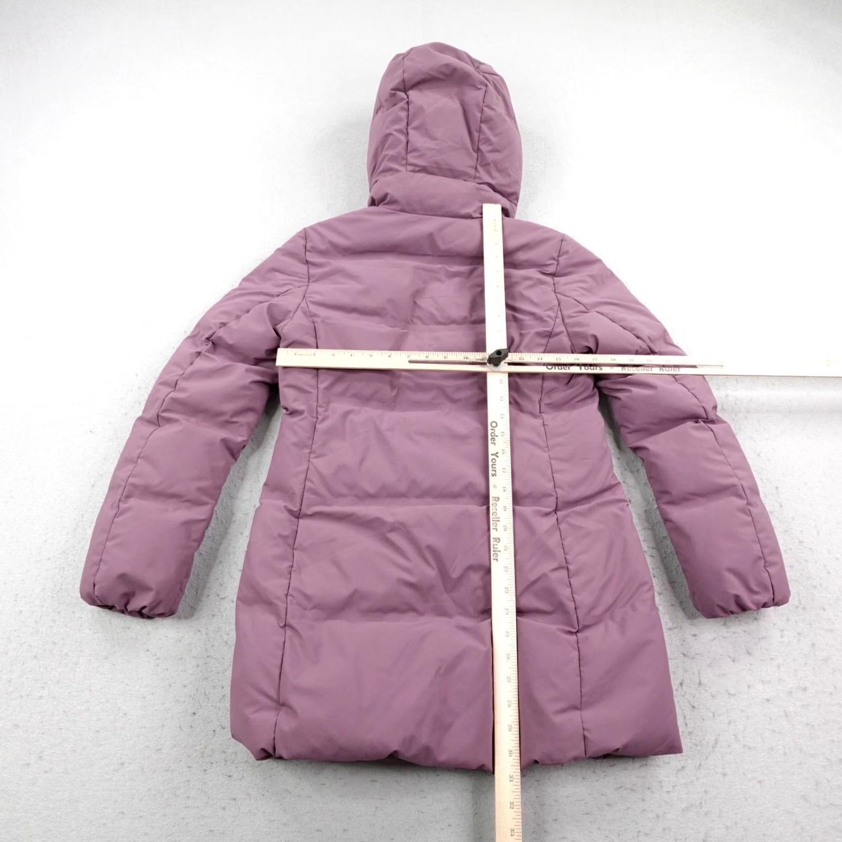 Uniqlo VINTAGE? No — Uniqlo Jacket Womens XS Purple Seamless Down Puffer Parka Long Quilted Coat Size XS / US 0-2 / IT 36-38 - 5 Thumbnail