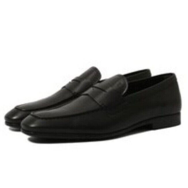 Tod's Tod's Black Leather Slip On Penny Loafers Dress Shoes Size US 10 / EU 43 - 15 Thumbnail