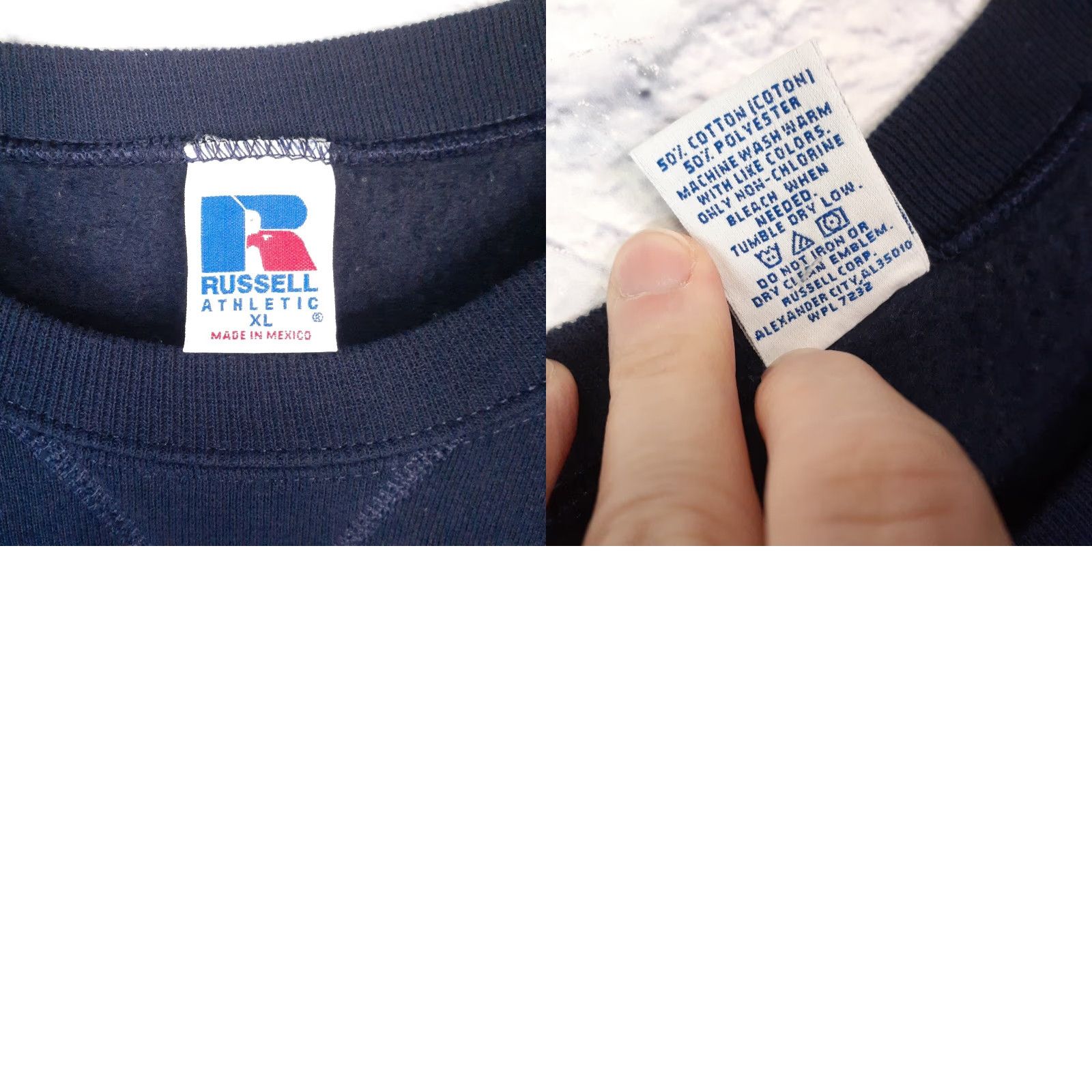 Russell Athletic VINTAGE Russell Athletic Sweatshirt Unisex Adults XL Blue Crew Neck Pullover Long Sleeve Cotton Blend All Seasons Regular Condition: Good Size US XL / EU 56 / 4 - 8 Thumbnail