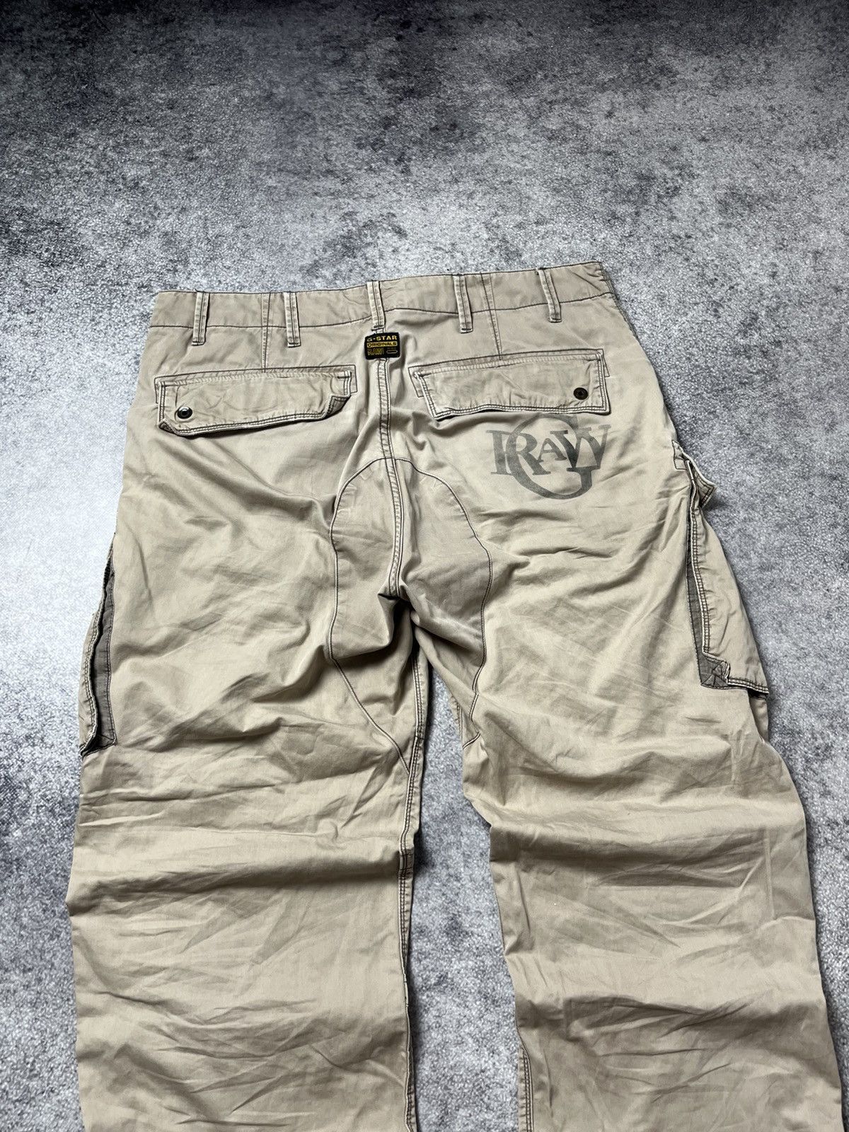 G-Star 🔥90'S G STAR RAW MULTIPOCKET MILITARY CARGO PANTS Size US 34 / EU 50 - 6 Thumbnail