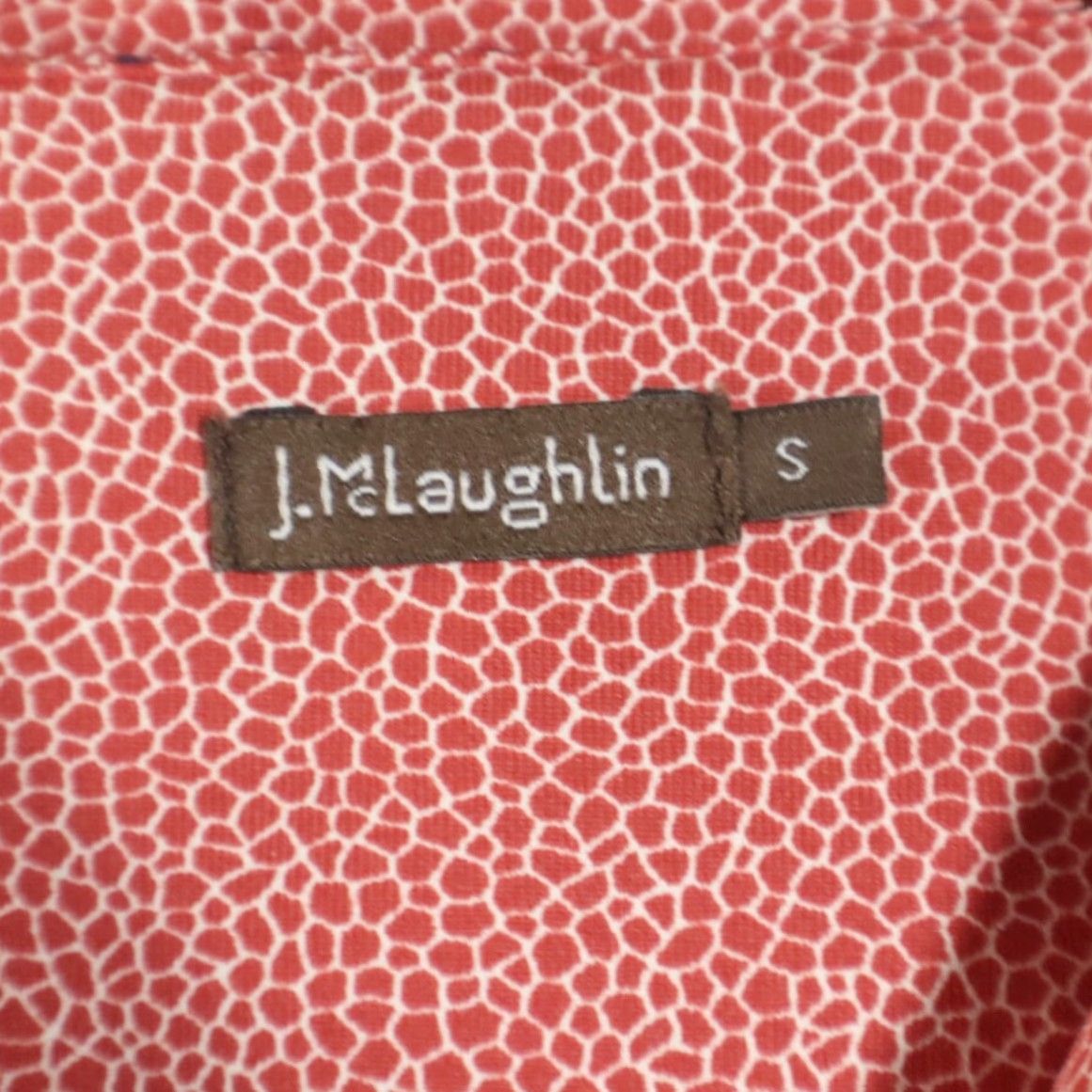 J.McLaughlin J. McLaughlin Shirt Women Red V-Neck 3/4 Sleeve Catalina Cloth Slim Relaxed S Size S / US 4 / IT 40 - 5 Thumbnail