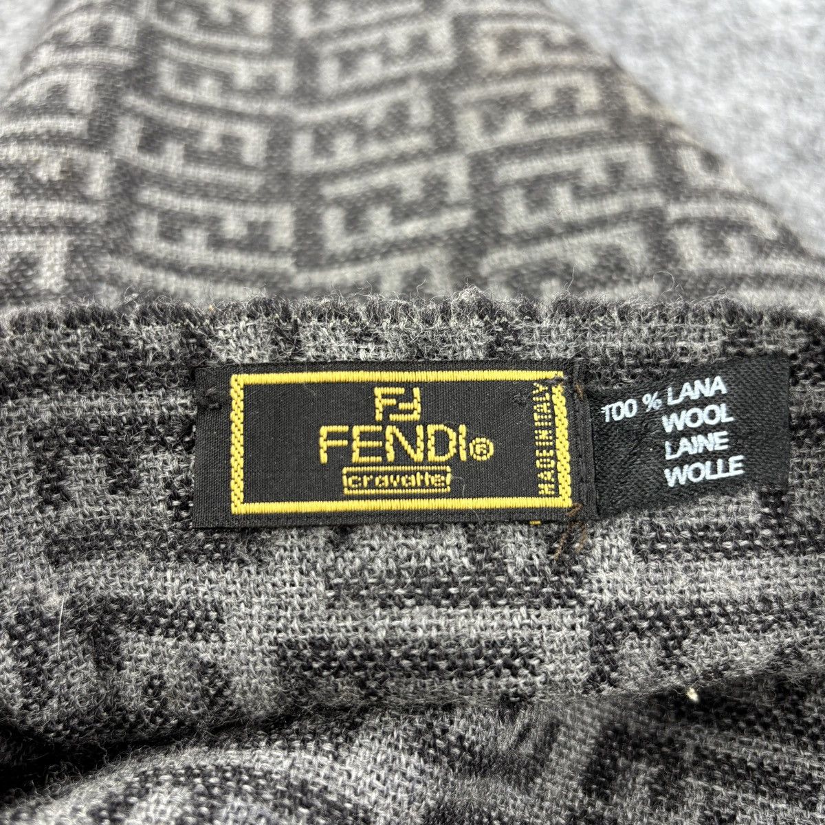 Fendi × Vintage Fendi Scarf # D737 # Muffler # Neckwear Size ONE SIZE - 2 Thumbnail