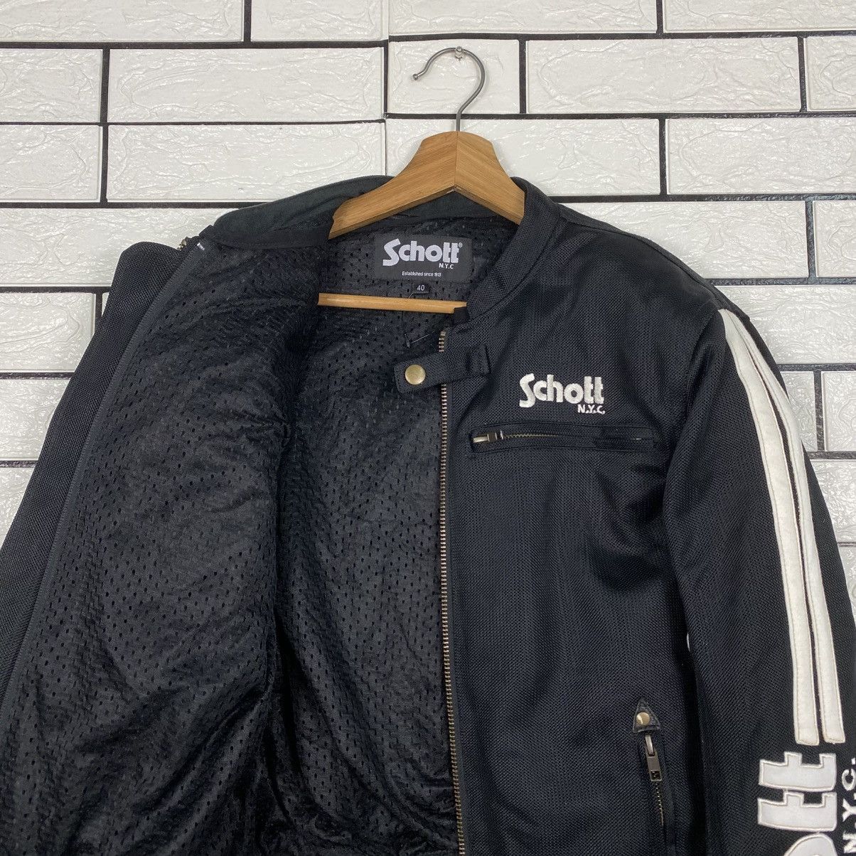 Schott Vintage Biker Motorcycle Jacket Schott NYC Big Logo Size US M / EU 48-50 / 2 - 13 Thumbnail