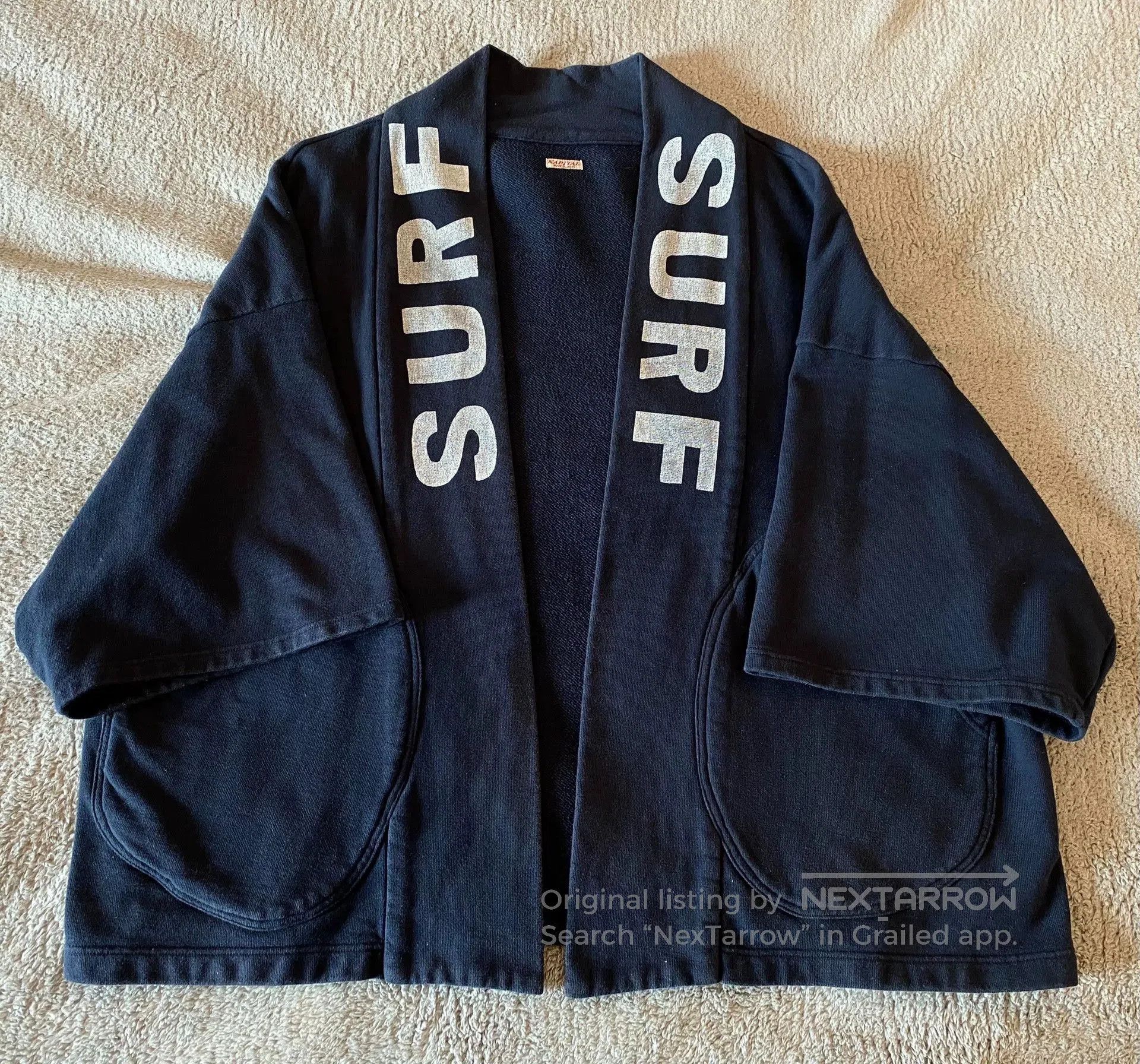 Kapital Kapital Toga Japanese Surf Print Blue Coat . Size US S / EU 44-46 / 1 - 1 Thumbnail
