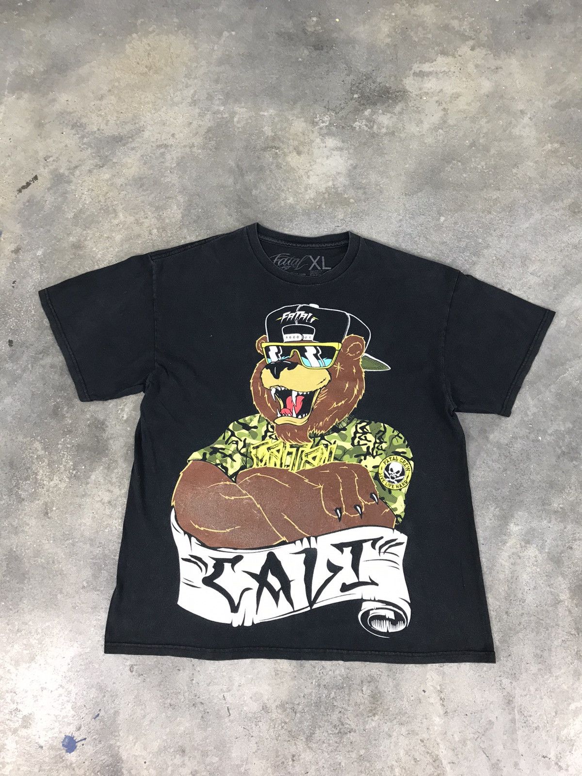 Japanese Brand Fatal Crew Live Life Hard Tee Size US XL / EU 56 / 4 - 1 Thumbnail