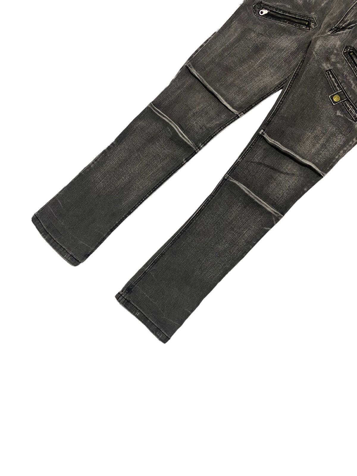 If Six Was Nine Clone Deugru Japan Grey Wash Punkers Pocket Zipper Size US 31 - 3 Thumbnail