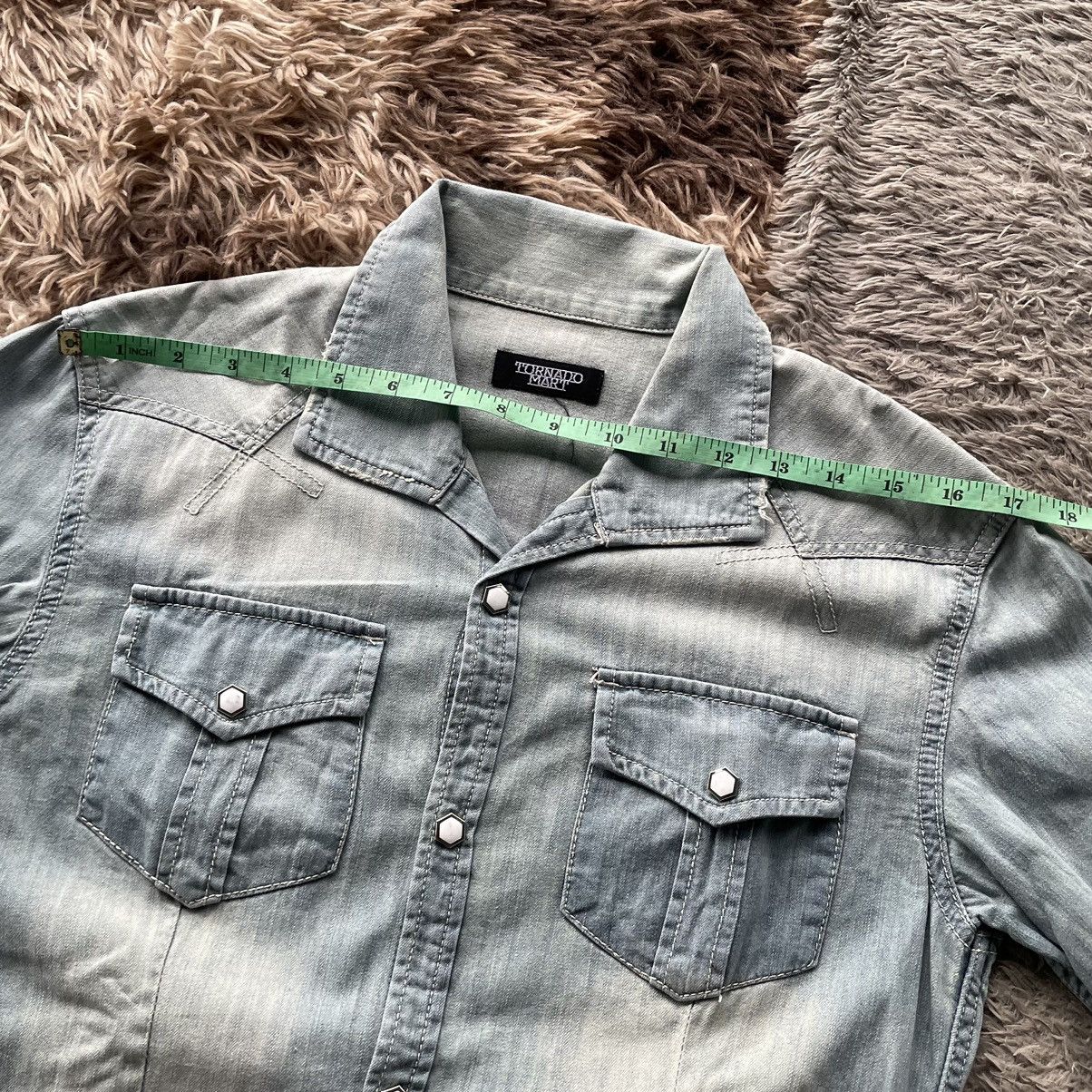 Japanese Brand Tornado mart denim button ups Size M / US 6-8 / IT 42-44 - 12 Thumbnail