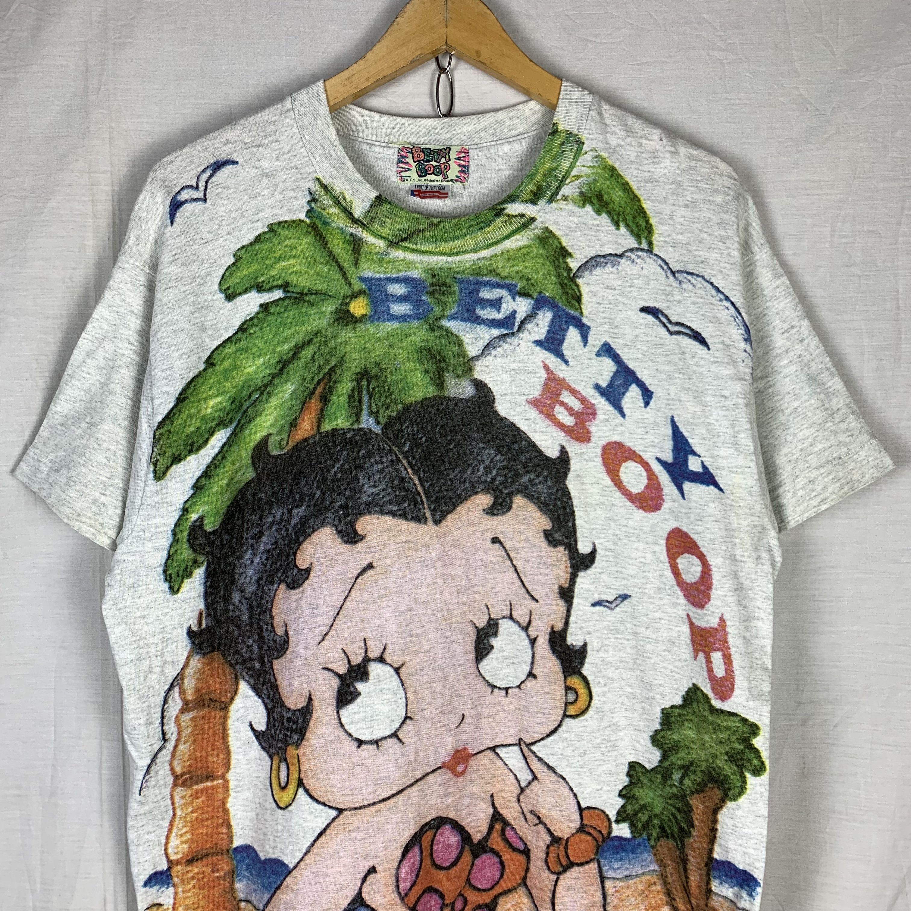 Cartoon Network Vintage Betty Boop AOP Over Print Tshirt Size US L / EU 52-54 / 3 - 2 Thumbnail
