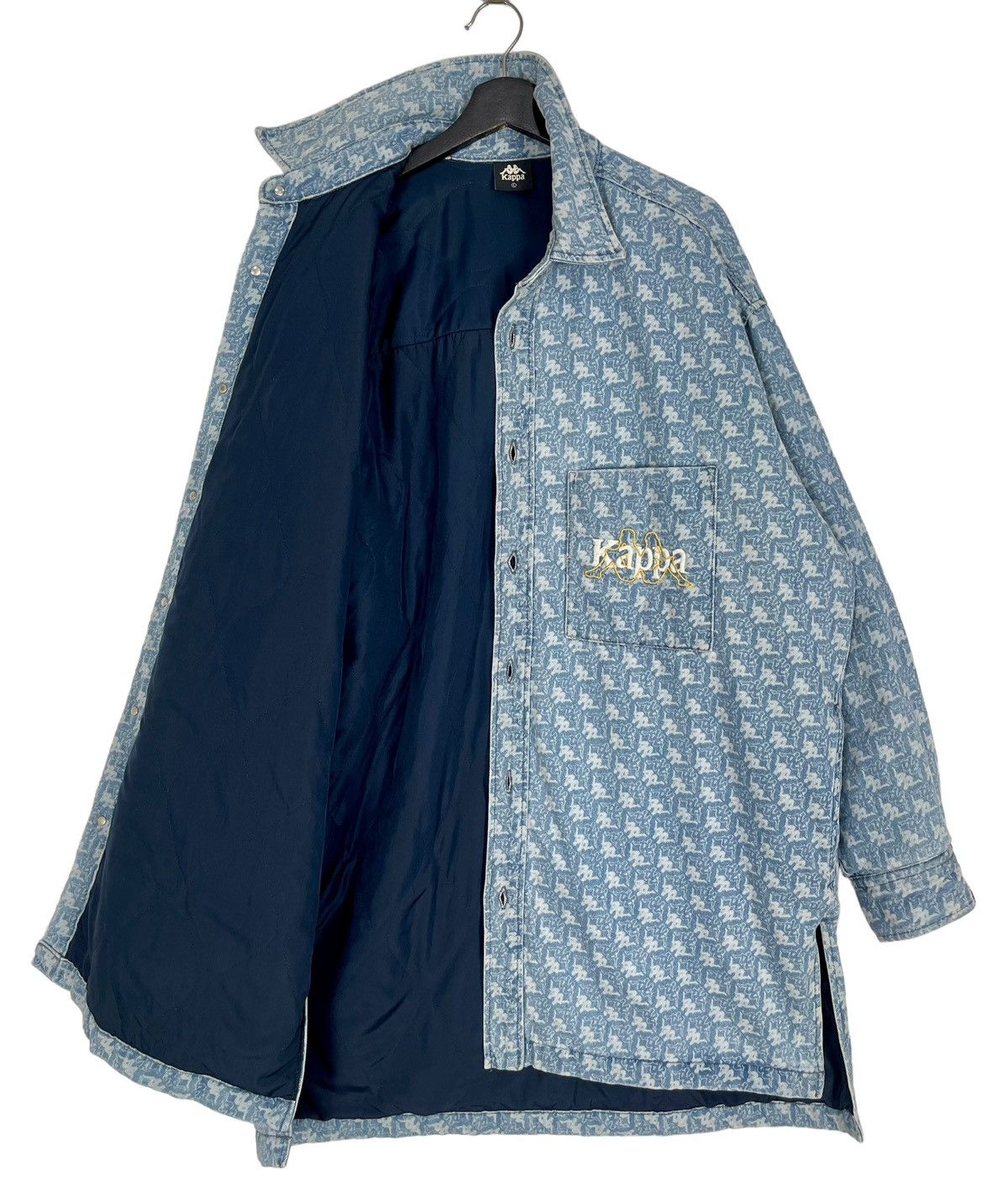 Japanese Brand × Kappa Kappa Long Jeans Jacket Size US L / EU 52-54 / 3 - 1 Thumbnail