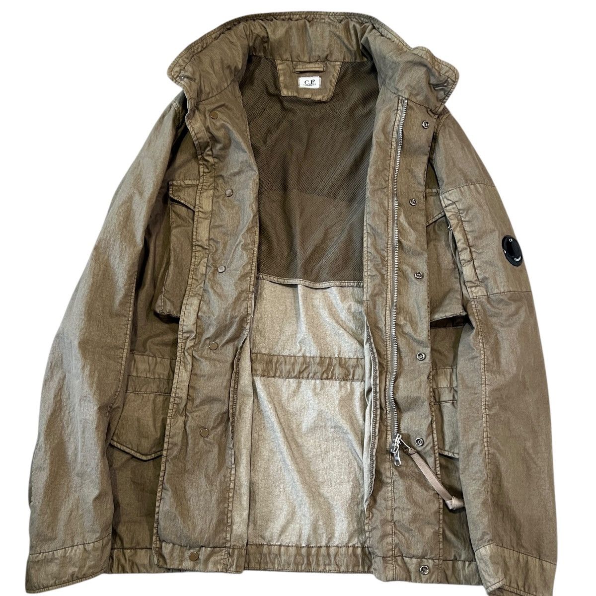 C.P. Company C.P. COMPANY Garment Dyed Multi-Pocket Cargo Jacket - Khaki Size US M / EU 48-50 / 2 - 3 Thumbnail