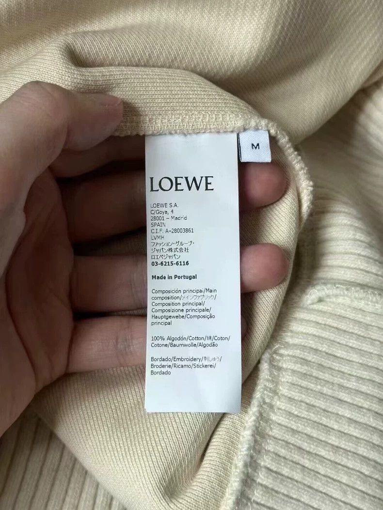 Loewe LOEWE Embroidered logo hoodie Size M / US 6-8 / IT 42-44 - 4 Thumbnail