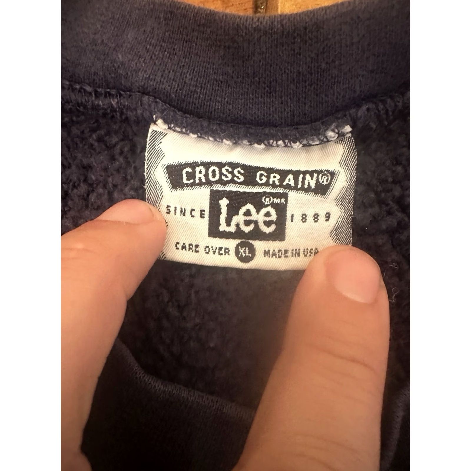 Lee VINTAGE Sweatshirt Mens XL Lee Sport Blue Crewneck 90s, Made In USA, Heavyweight, All Seasons, Pullover, Blue, 90s, Mens Size US XL / EU 56 / 4 - 2 Thumbnail
