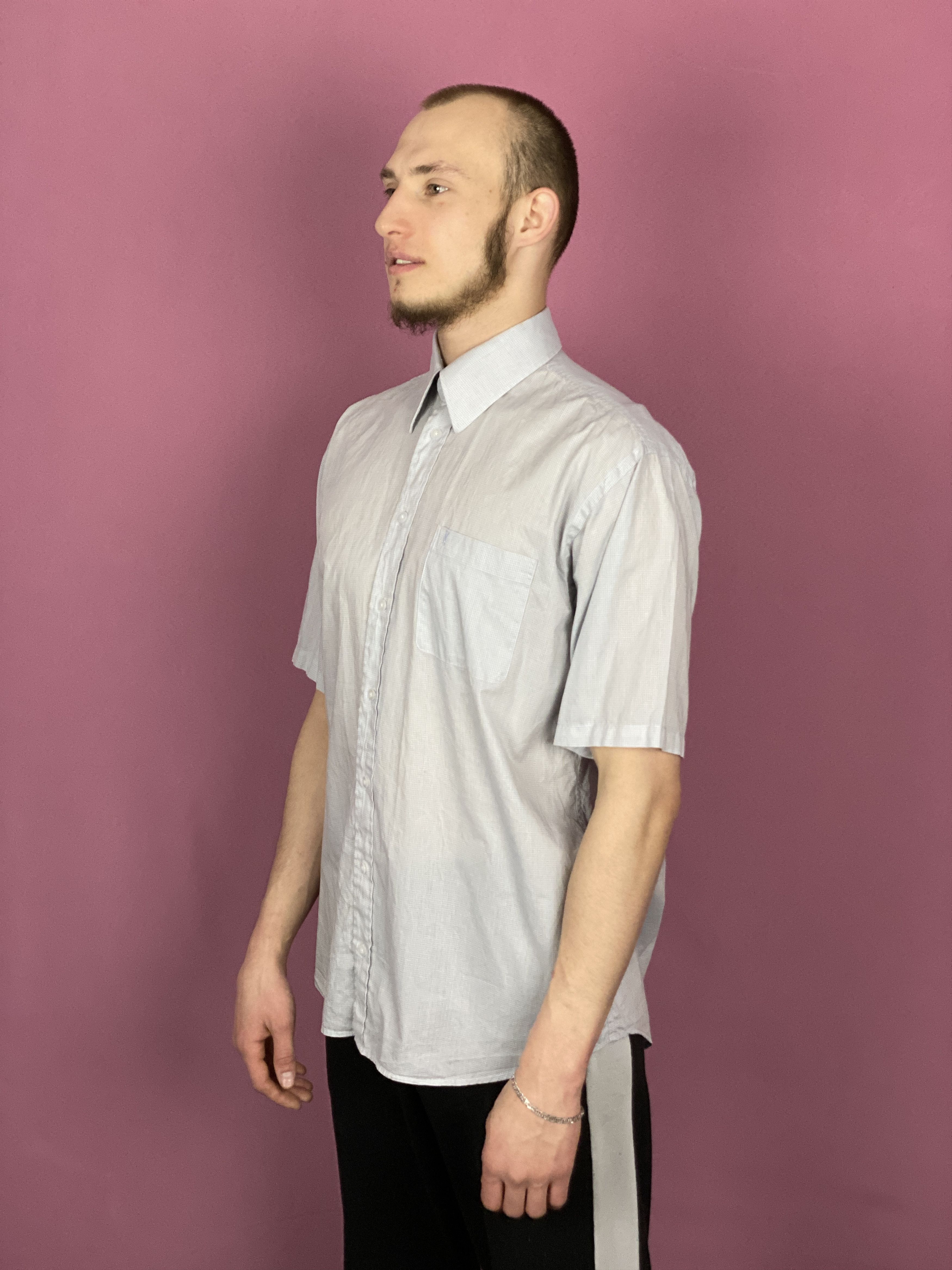 Yves Saint Laurent Yves Saint Laurent Vintage Men's Short Sleeve Shirt - XL Size US XL / EU 56 / 4 - 2 Thumbnail