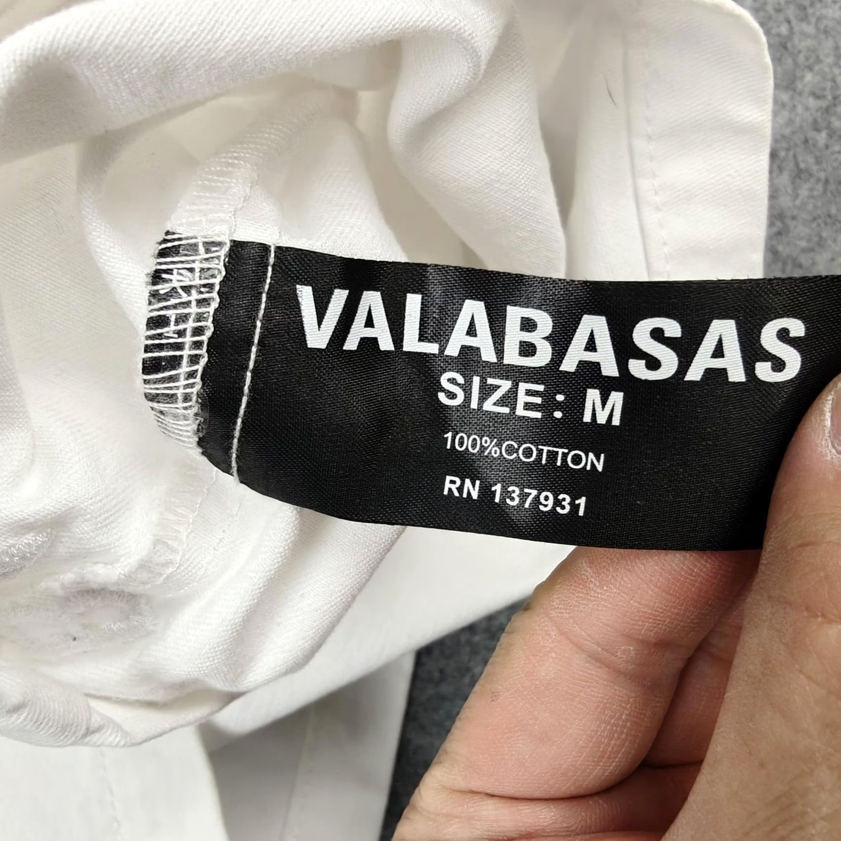 Vintage Valabasas Shirt Mens M White Rhinestone Short Sleeve Button-Up Casual Size US M / EU 48-50 / 2 - 7 Thumbnail