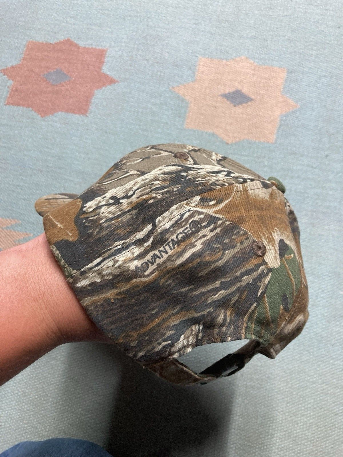 Vintage Vtg strapback hat camo realtree advantage NWOT camouflage Size ONE SIZE - 5 Thumbnail