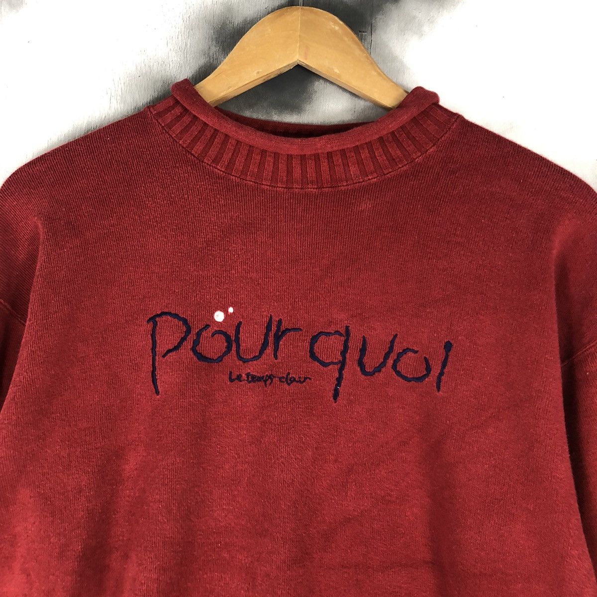 Designer × Japanese Brand Vintage Pour Quoi Size US L / EU 52-54 / 3 - 2 Thumbnail
