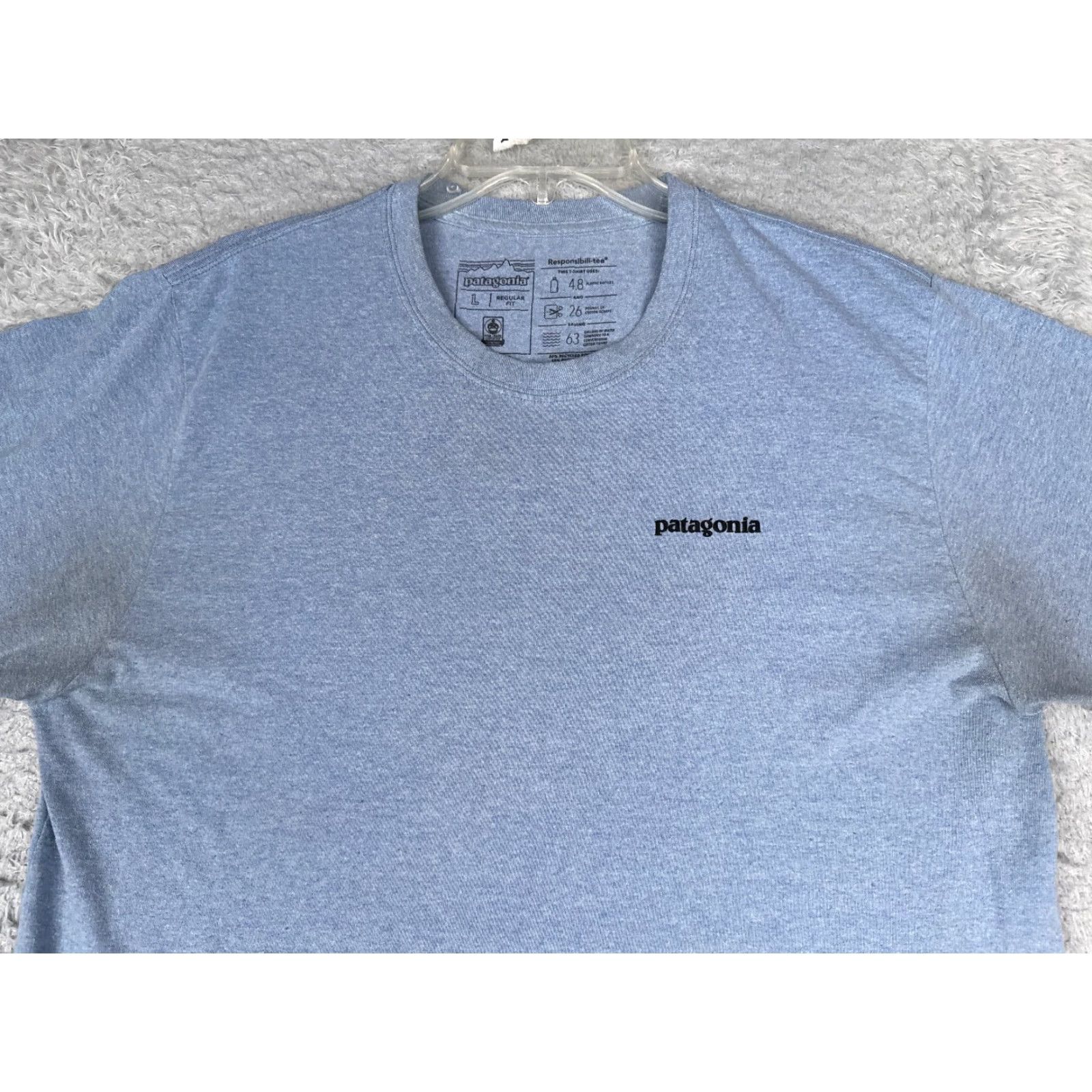 Patagonia Patagonia Shirt Men Large Blue Long Sleeve Crew Cotton Blend Distressed USA Size US L / EU 52-54 / 3 - 4 Thumbnail