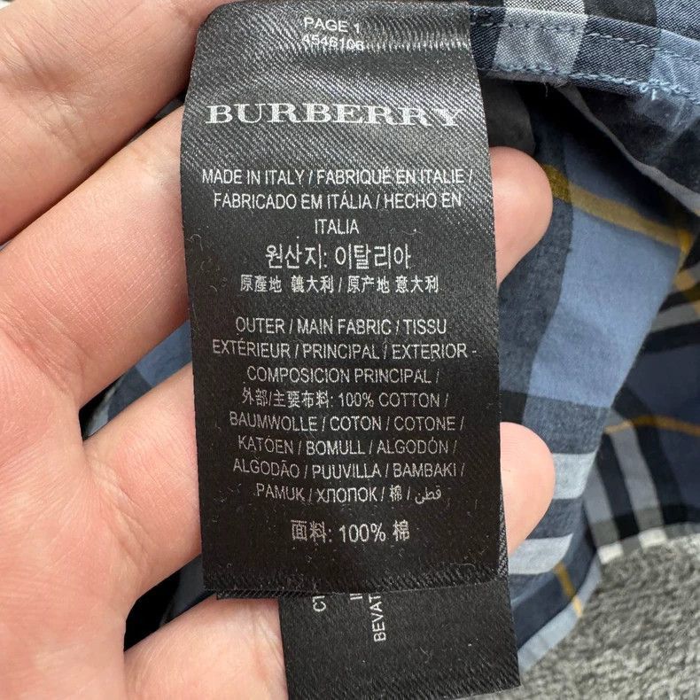 Burberry Burberry Burberry Lace Decorated Long Sleeve Shirt-2507 Size US L / EU 52-54 / 3 - 4 Thumbnail