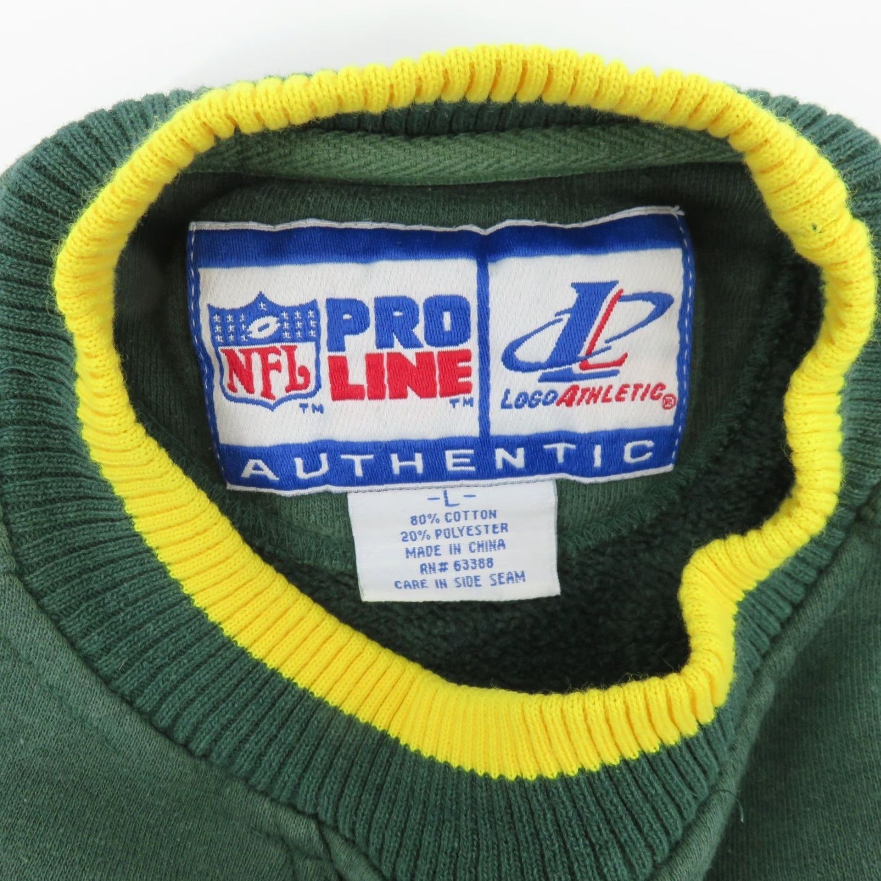 NFL VINTAGE NFL Pro Line Women Large Green Bay Packers Embroidered Pullover Sweatshirt Size L / US 10 / IT 46 - 7 Thumbnail