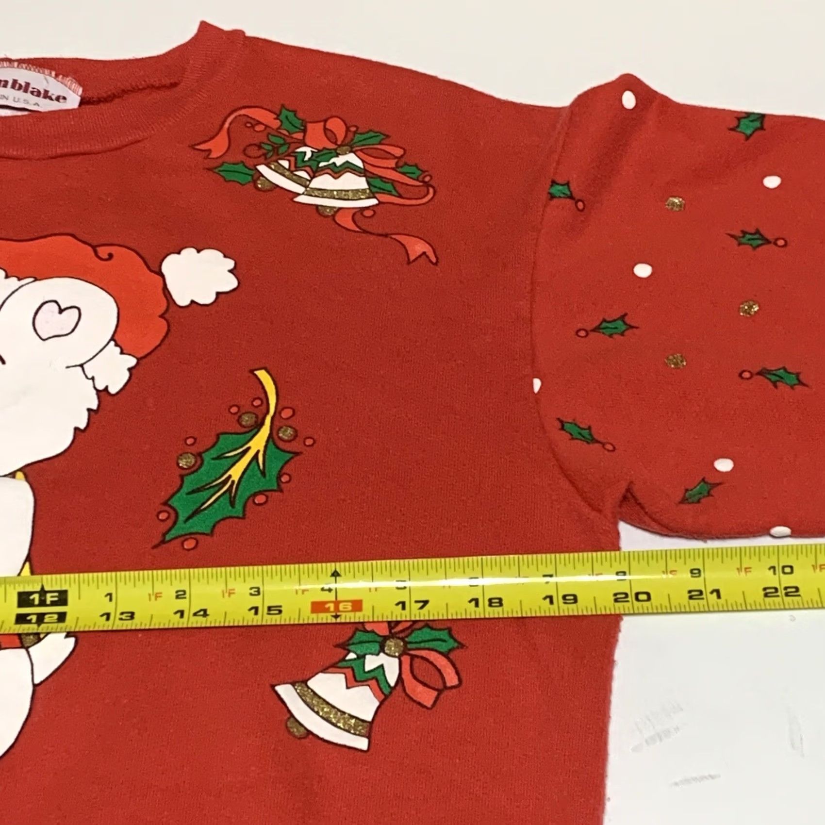 Vintage VINTAGE Karen Blake Sweatshirt Women’s Small Christmas Bear Toys Red Shirt Size S / US 4 / IT 40 - 5 Thumbnail