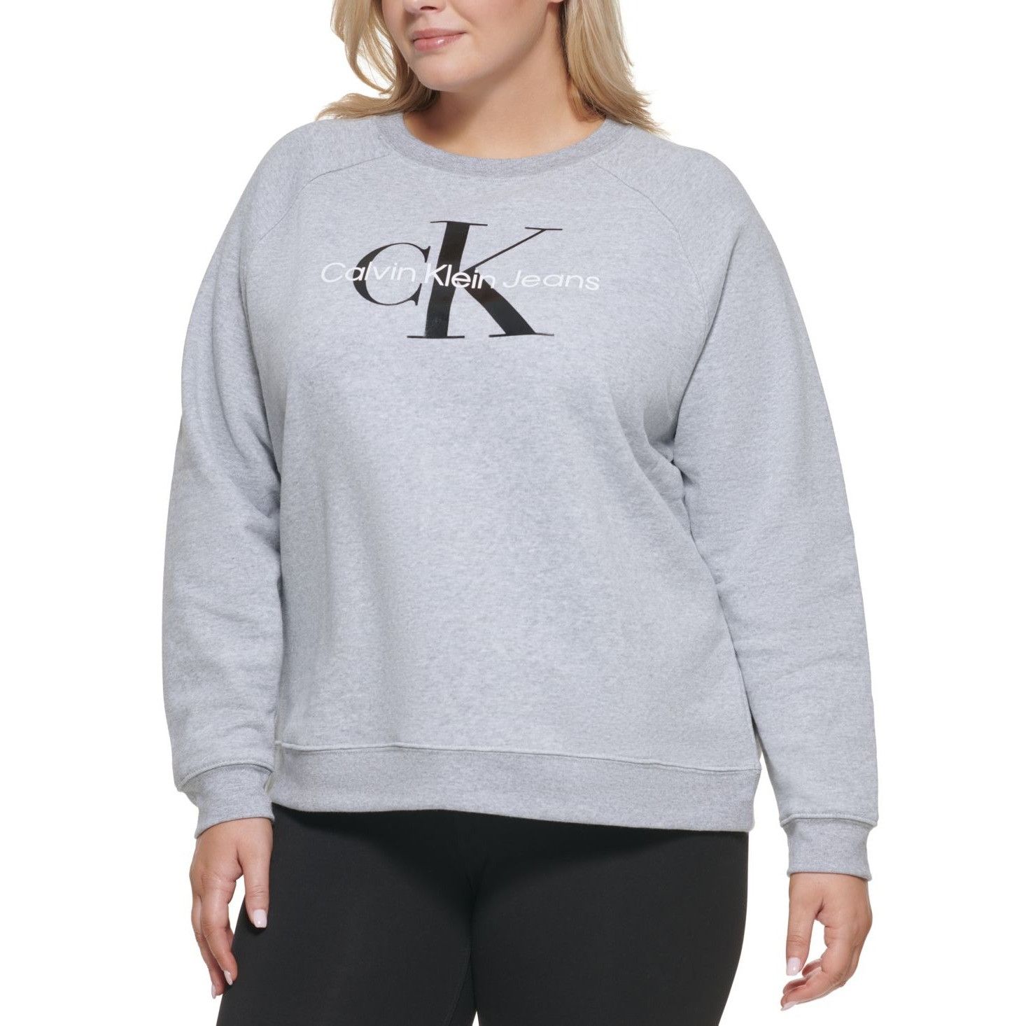 Other Calvin Klein Jeans Trendy Plus Size Size Sweatshirt, Pearl Size ONE SIZE - 1 Thumbnail