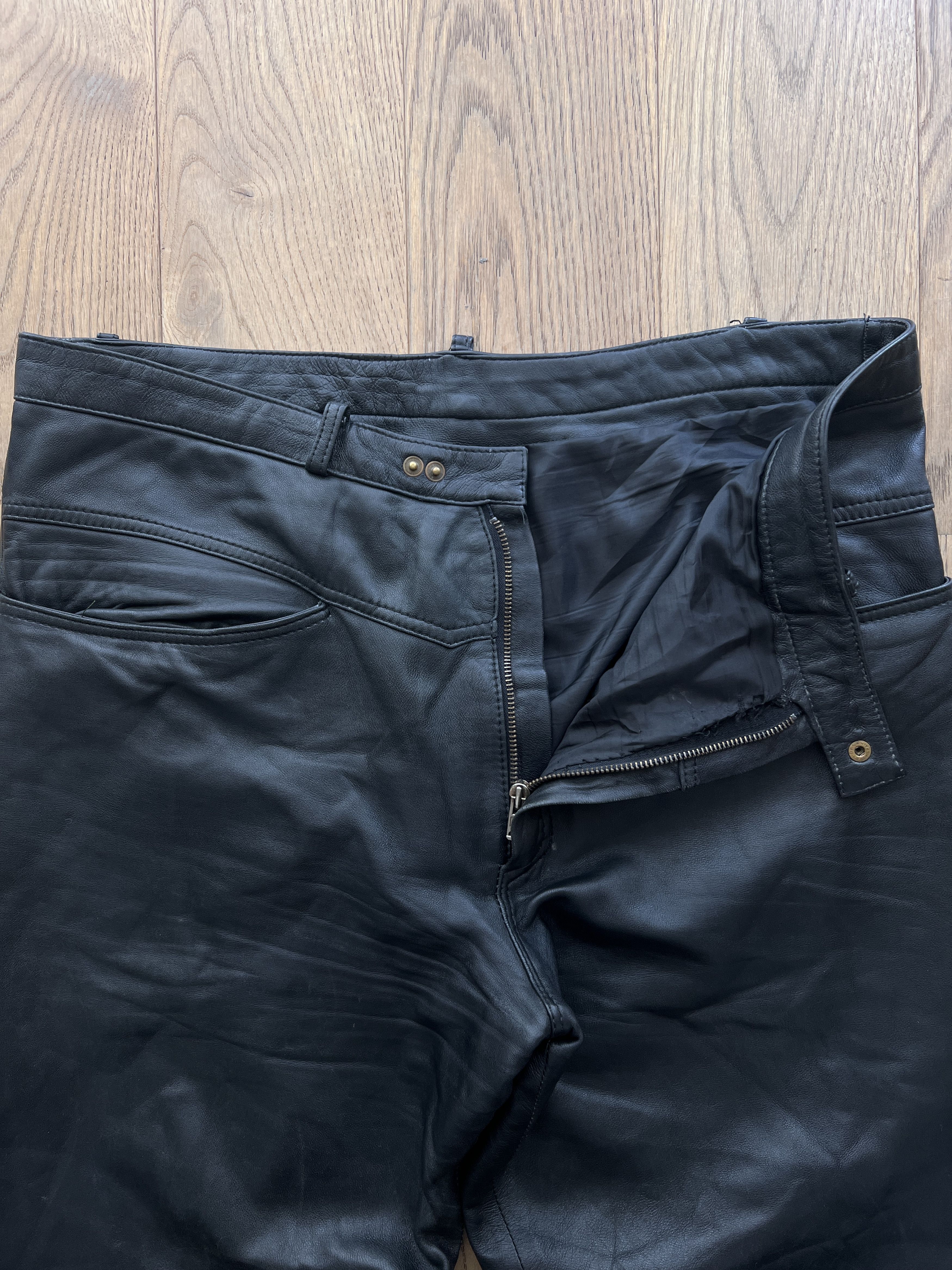 Hysteric Glamour VIntage soft leather pants yohji yamamoto diesel opium style Size US 36 / EU 52 - 9 Thumbnail