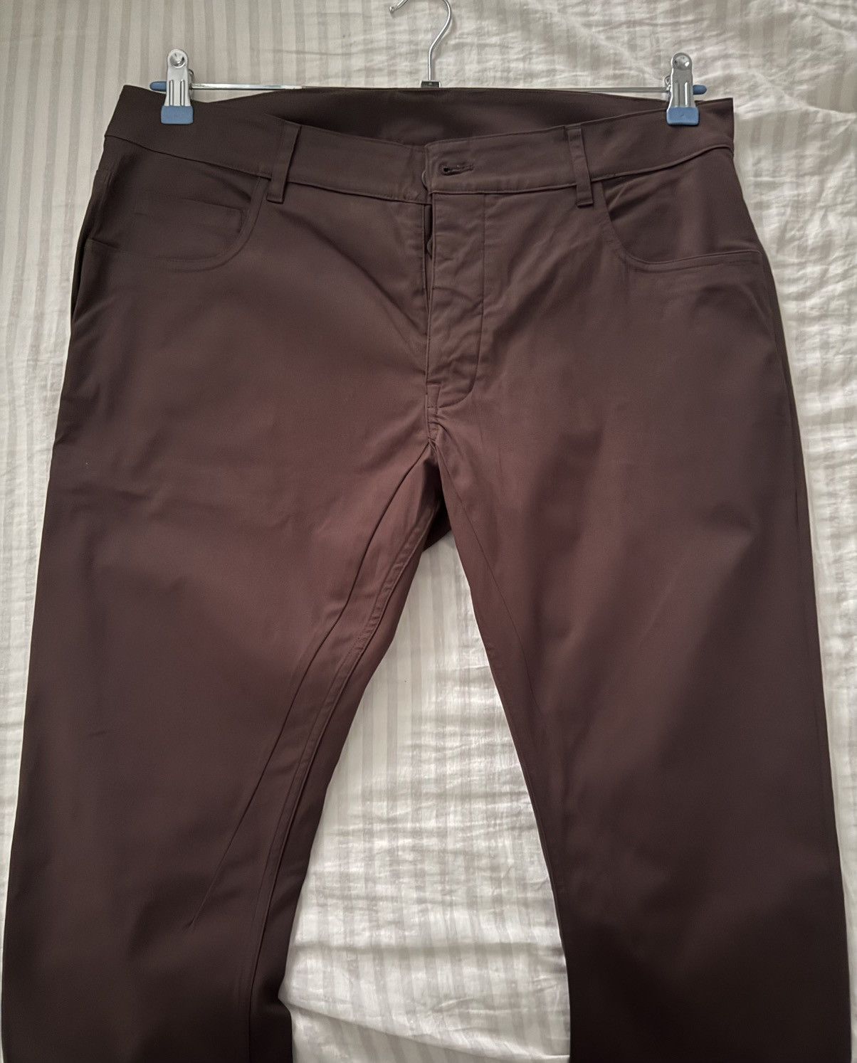Rick Owens Rick Owens brown cotton trousers Size US 36 / EU 52 - 3 Thumbnail