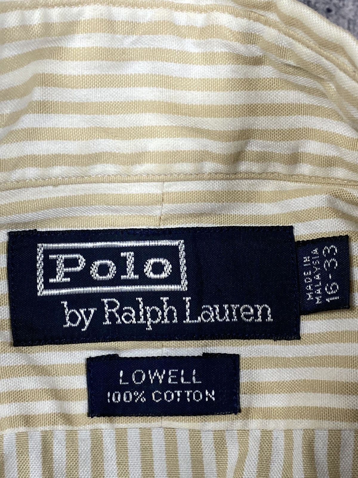 Designer × Polo Ralph Lauren × Vintage Vintage Polo Ralph Lauren Striped Designer Button Up Shirt Size US XL / EU 56 / 4 - 9 Thumbnail
