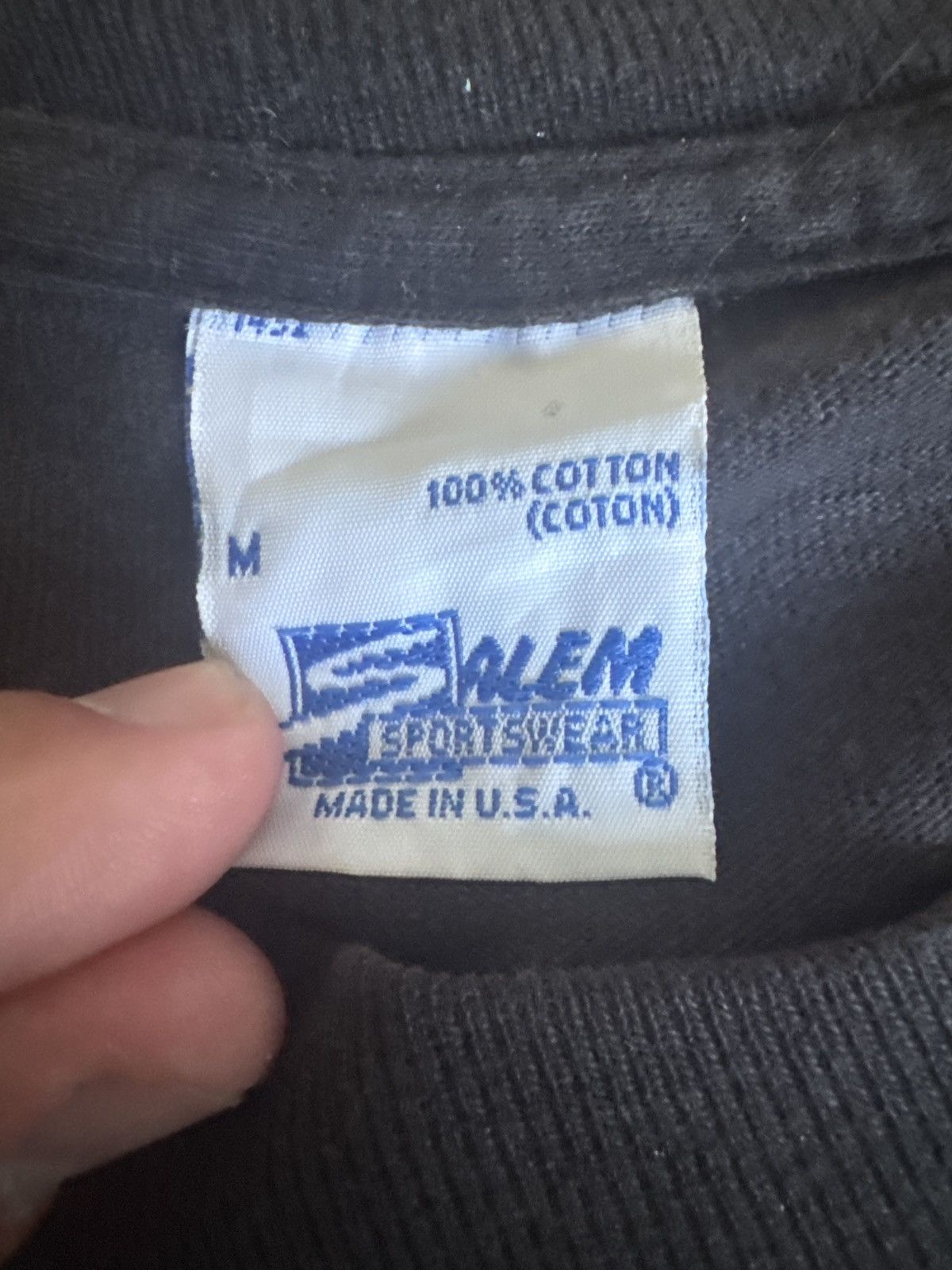 Salem Sportswear 1990s Single Sitch Miami Heat Tee Size US M / EU 48-50 / 2 - 5 Thumbnail