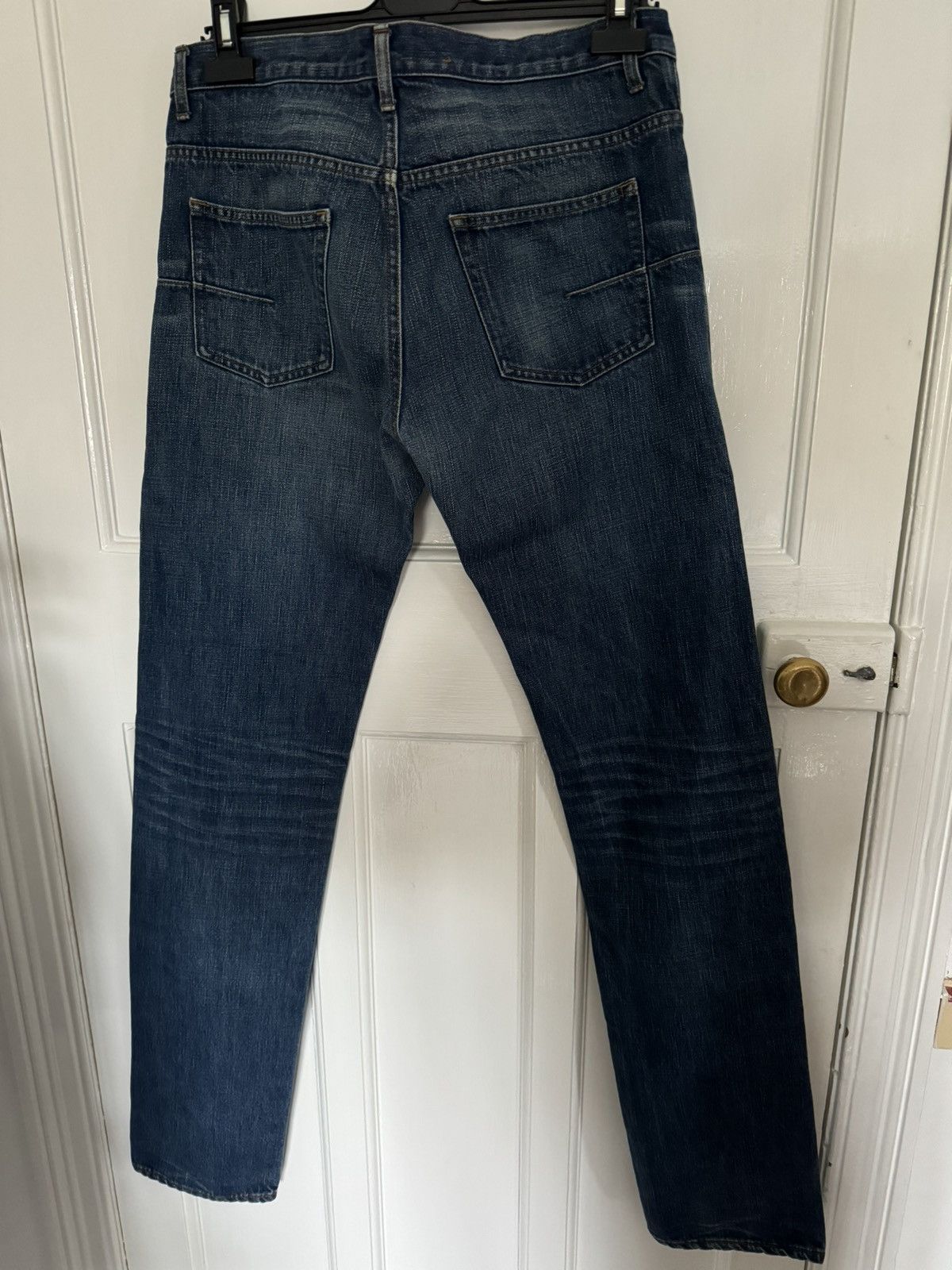 Dior Hedi Slimane 2006-2007 Blue Clawmark Jeans Size US 32 / EU 48 - 8 Thumbnail