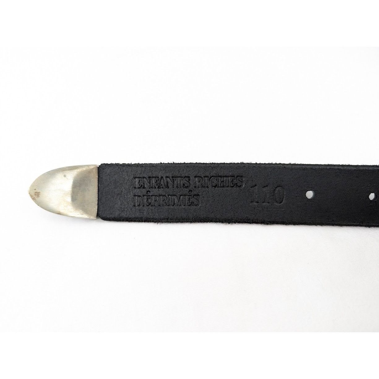 Enfants Riches Deprimes o1rshd1 Size:110 / Eagle Petit Iron Cross Stud Belt in Black Size 44 - 6 Thumbnail