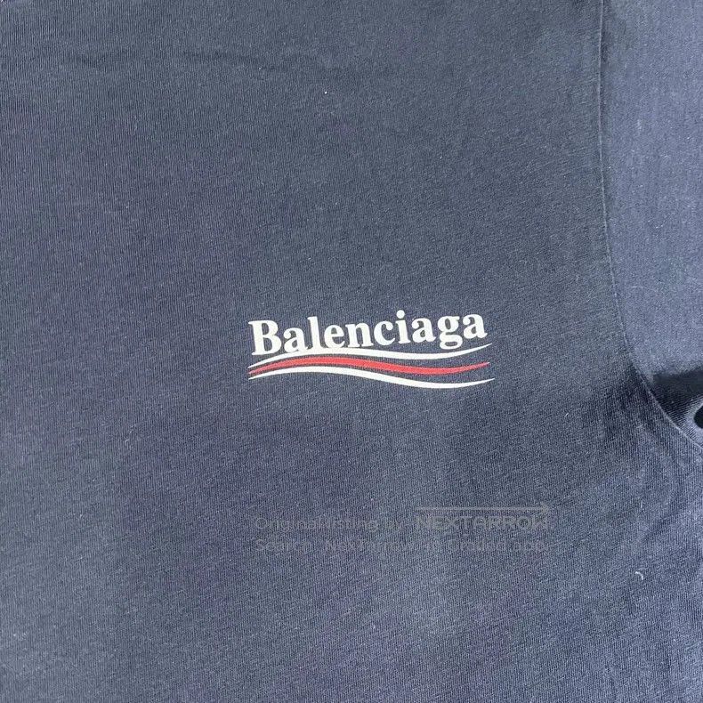 Balenciaga Balenciaga Wave Print Short Sleeve T. Size US XXS / EU 40 - 3 Thumbnail