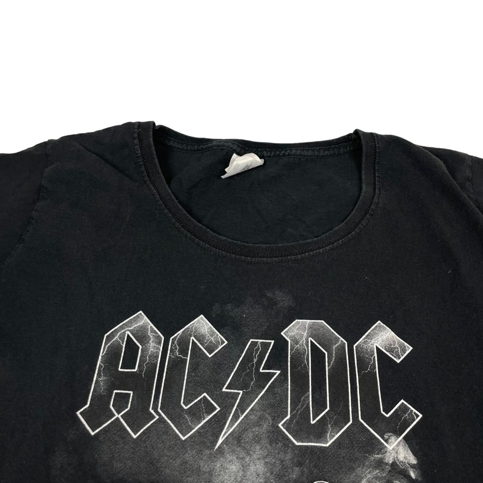 Fruit Of The Loom Vintage AC/DC Me Salute You T Shirt Size XXL Black Size XXL / US 16-18 / IT 52-54 - 2 Thumbnail