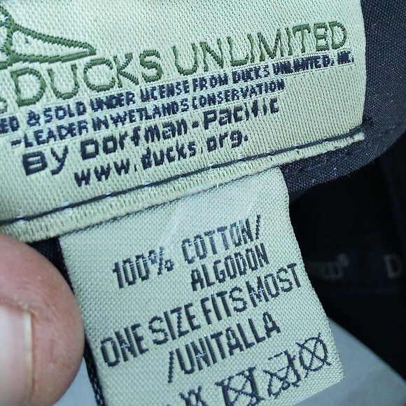 Vintage NWT Ducks Unlimited Strap Back Hat Size ONE SIZE - 6 Thumbnail