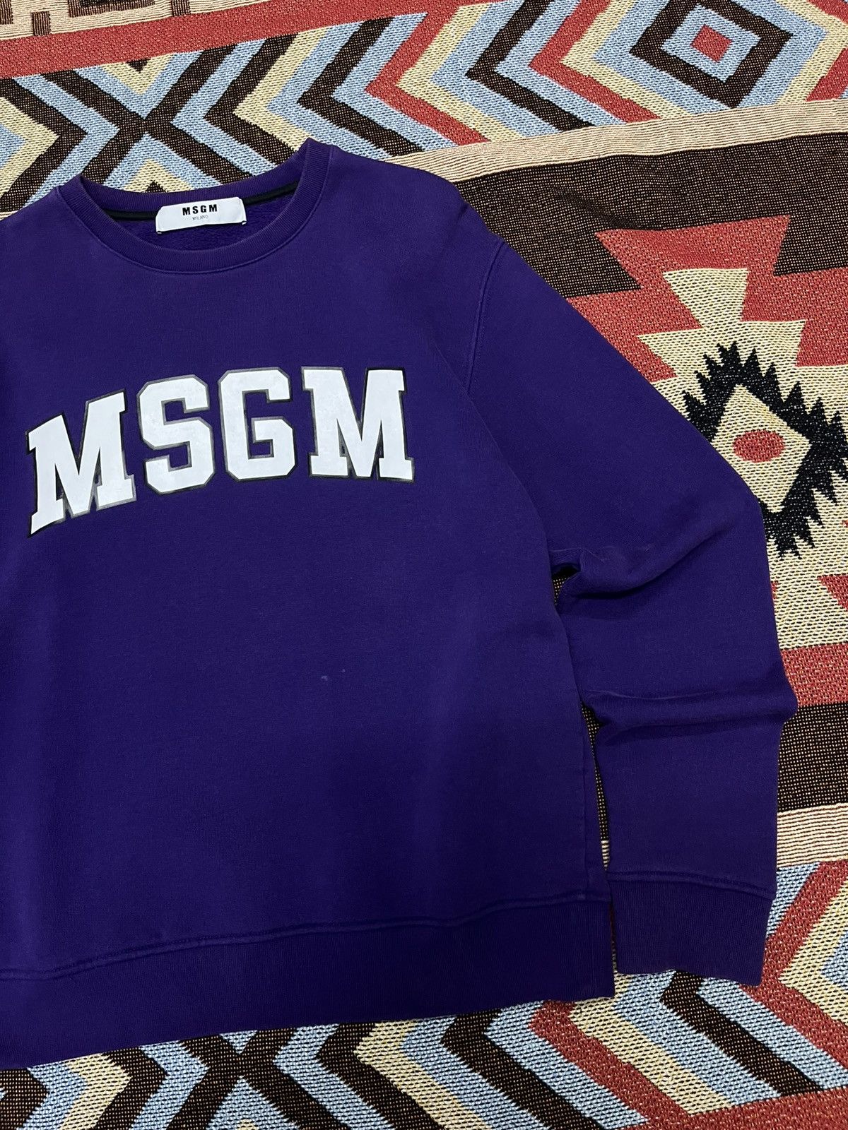 MSGM MSGM crewneck logo-print sweatshirt Size US S / EU 44-46 / 1 - 3 Thumbnail